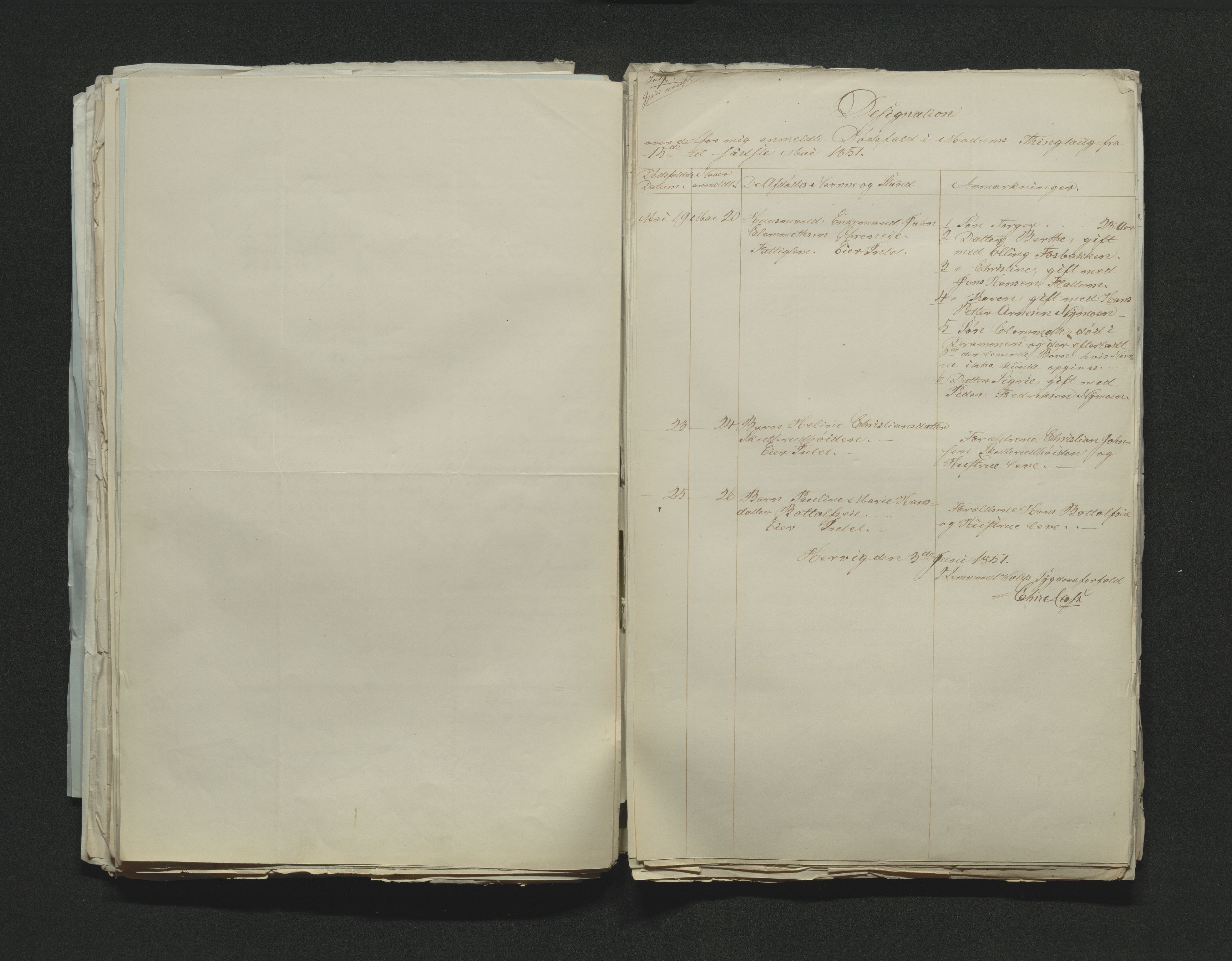 Eiker, Modum og Sigdal sorenskriveri, AV/SAKO-A-123/H/Ha/Hab/L0008: Dødsfallsmeldinger, 1850-1853