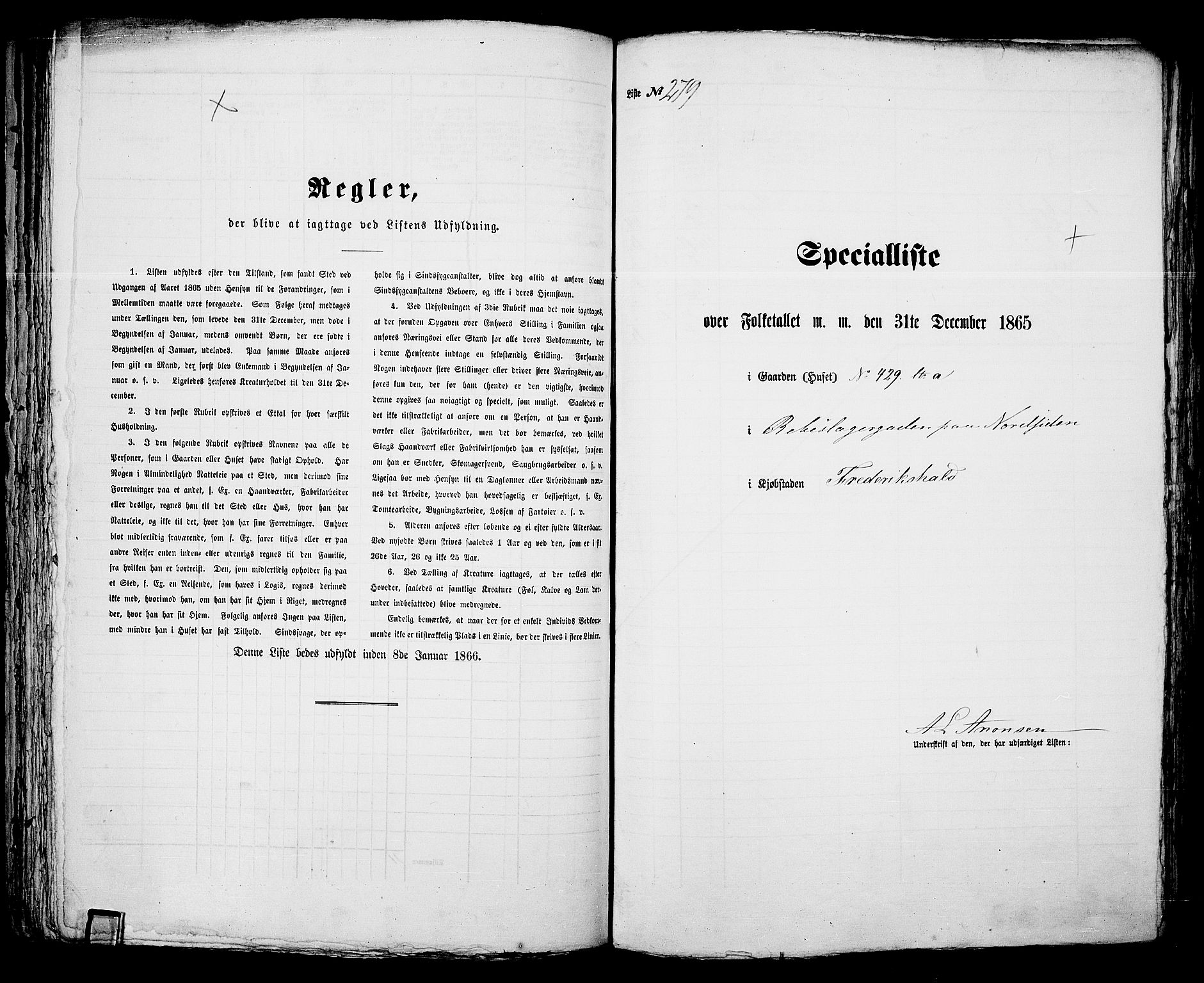 RA, Folketelling 1865 for 0101P Fredrikshald prestegjeld, 1865, s. 587