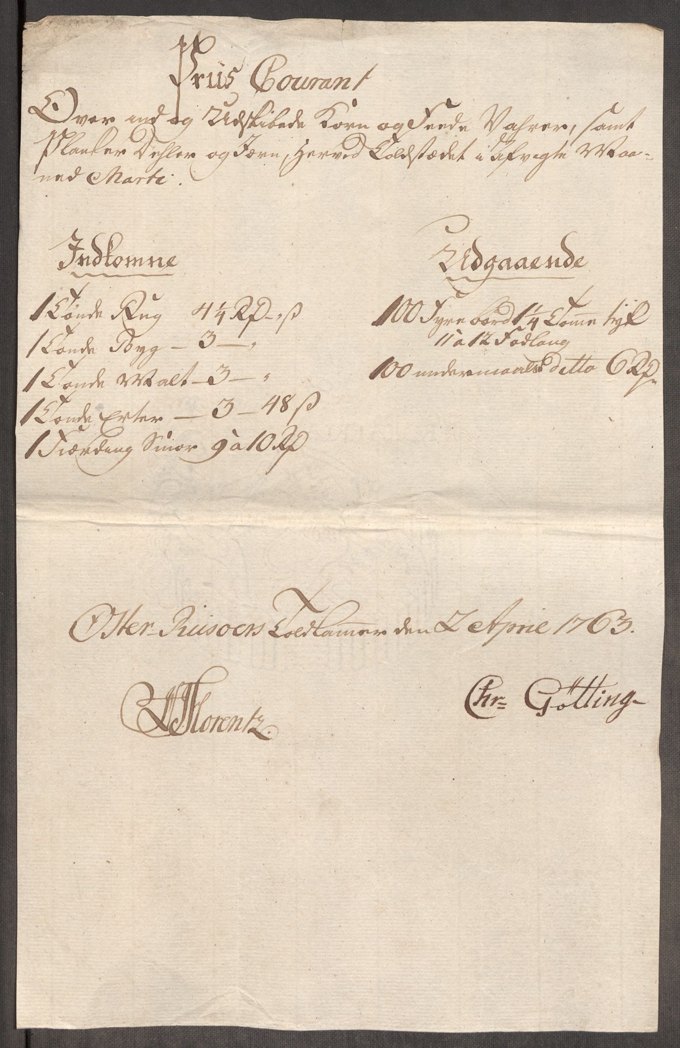 RA, Rentekammeret inntil 1814, Realistisk ordnet avdeling, Oe/L0007: [Ø1]: Priskuranter, 1761-1763, s. 716