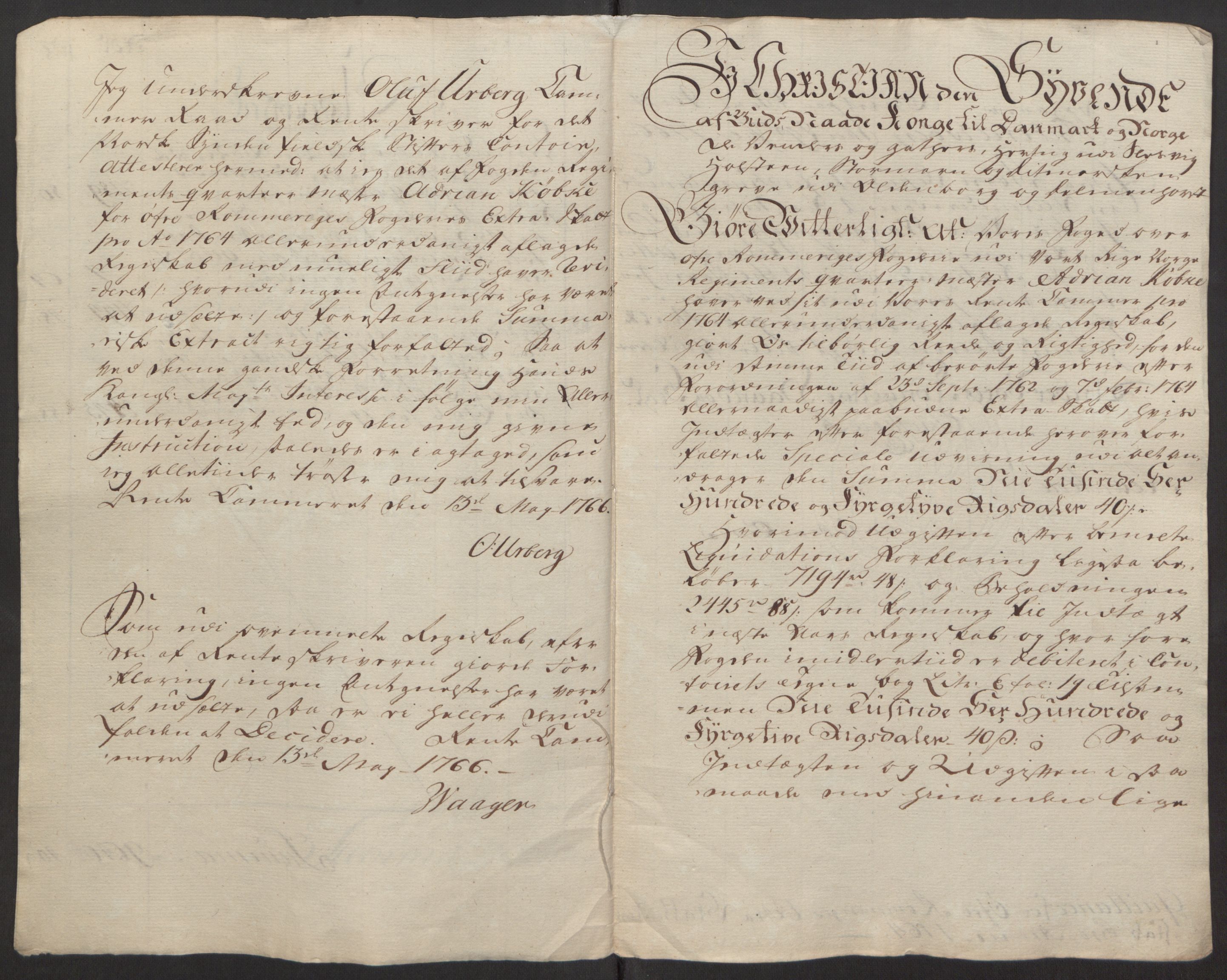 Rentekammeret inntil 1814, Reviderte regnskaper, Fogderegnskap, RA/EA-4092/R12/L0803: Ekstraskatten Øvre Romerike, 1763-1764, s. 196