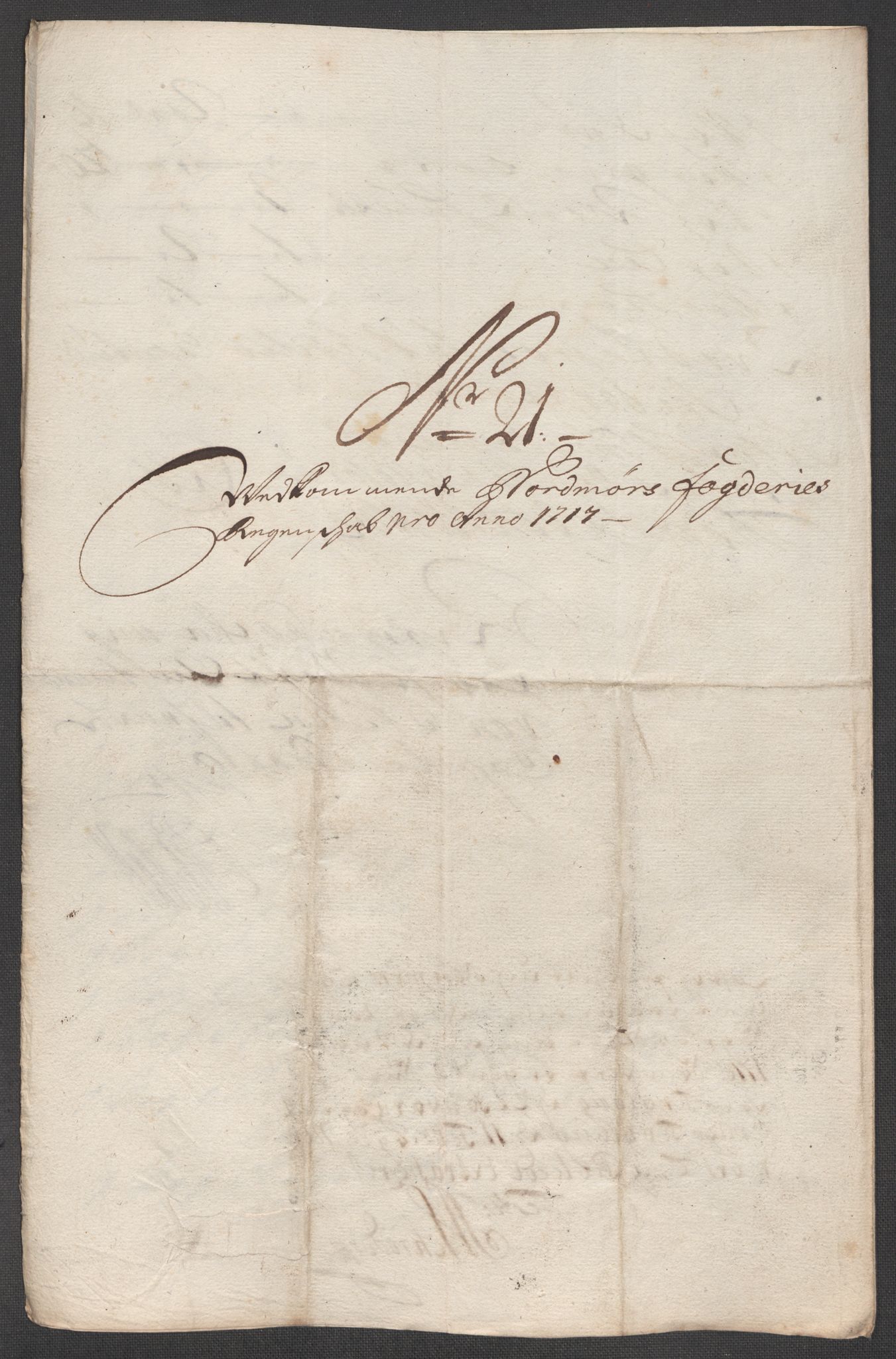 Rentekammeret inntil 1814, Reviderte regnskaper, Fogderegnskap, RA/EA-4092/R56/L3750: Fogderegnskap Nordmøre, 1717, s. 184