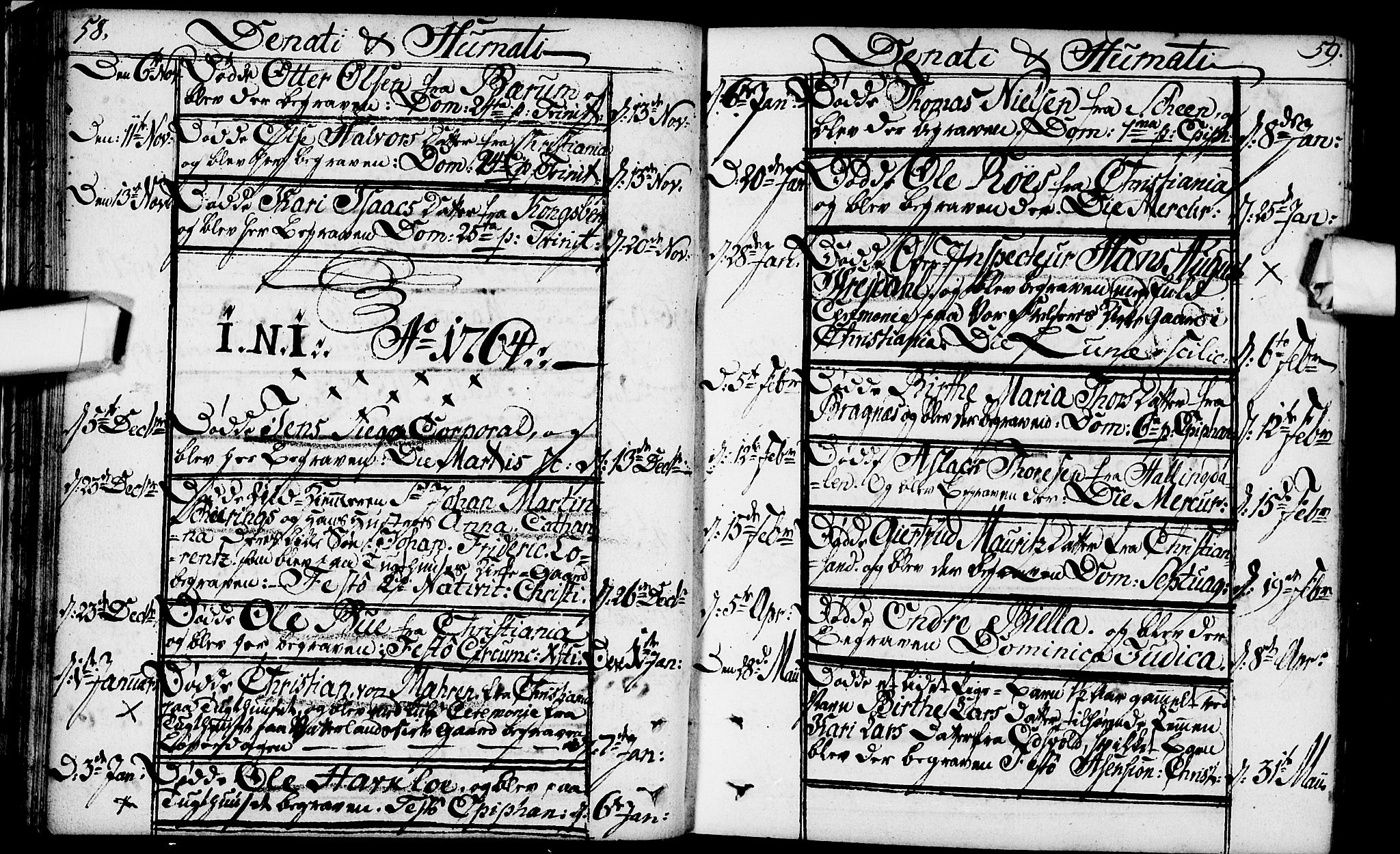 Kristiania tukthusprest Kirkebøker, AV/SAO-A-10881/F/Fa/L0001: Ministerialbok nr. 1, 1758-1828, s. 58-59