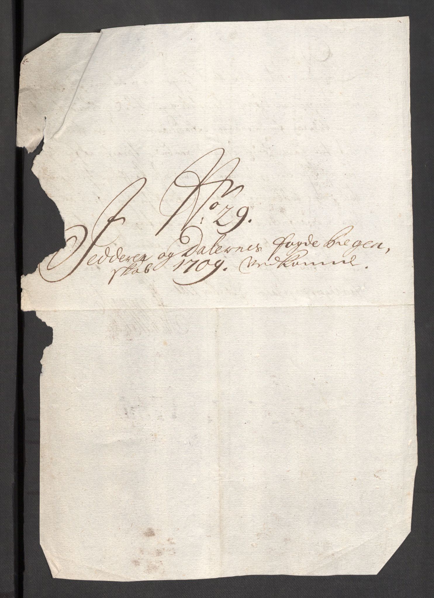 Rentekammeret inntil 1814, Reviderte regnskaper, Fogderegnskap, AV/RA-EA-4092/R46/L2734: Fogderegnskap Jæren og Dalane, 1709-1710, s. 111