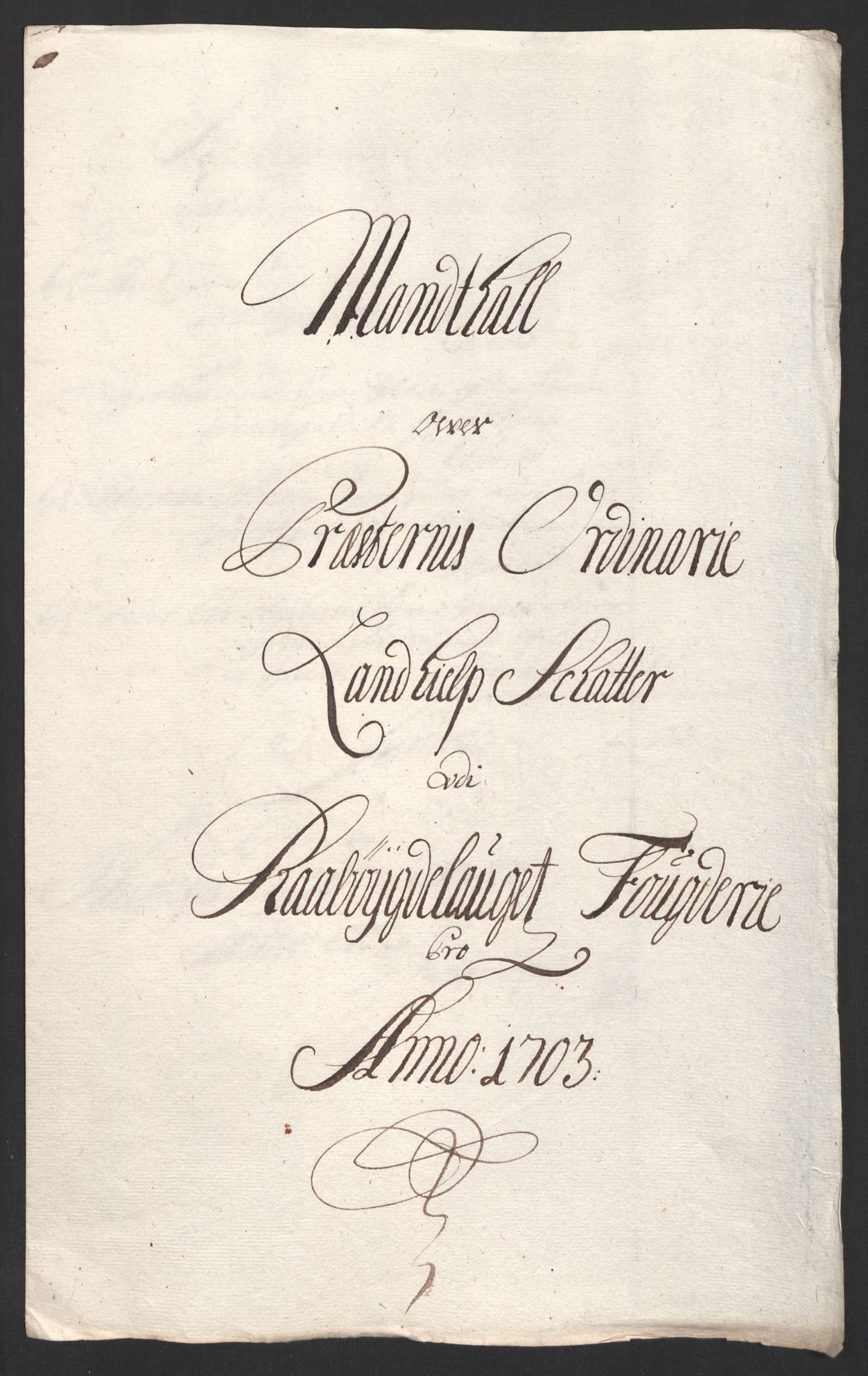 Rentekammeret inntil 1814, Reviderte regnskaper, Fogderegnskap, RA/EA-4092/R40/L2447: Fogderegnskap Råbyggelag, 1703-1705, s. 66