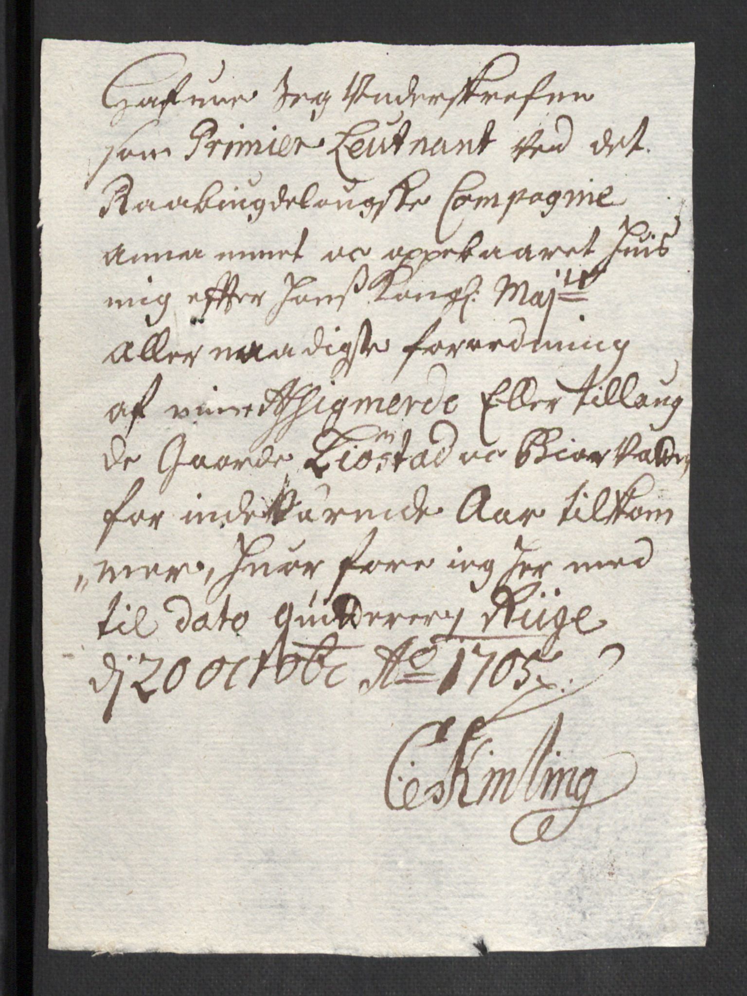 Rentekammeret inntil 1814, Reviderte regnskaper, Fogderegnskap, RA/EA-4092/R40/L2447: Fogderegnskap Råbyggelag, 1703-1705, s. 399
