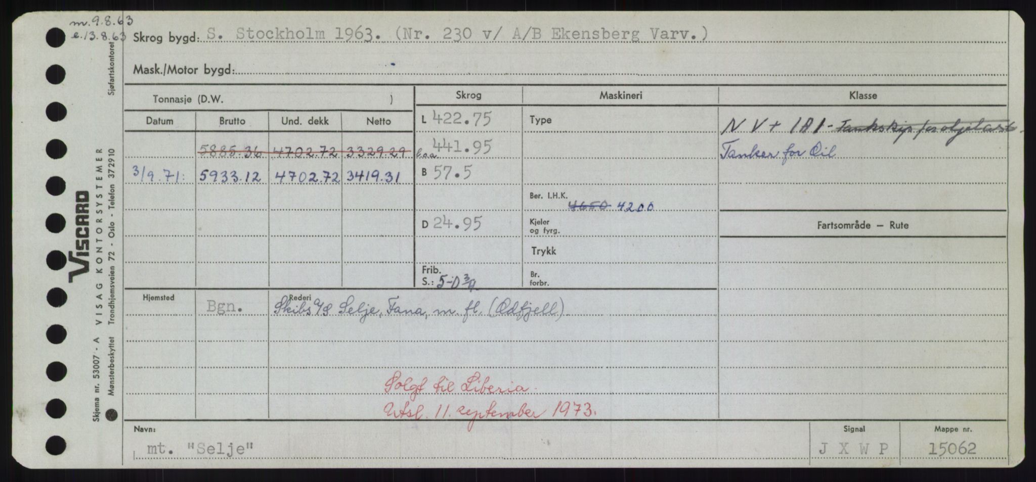 Sjøfartsdirektoratet med forløpere, Skipsmålingen, AV/RA-S-1627/H/Hd/L0032: Fartøy, San-Seve, s. 445