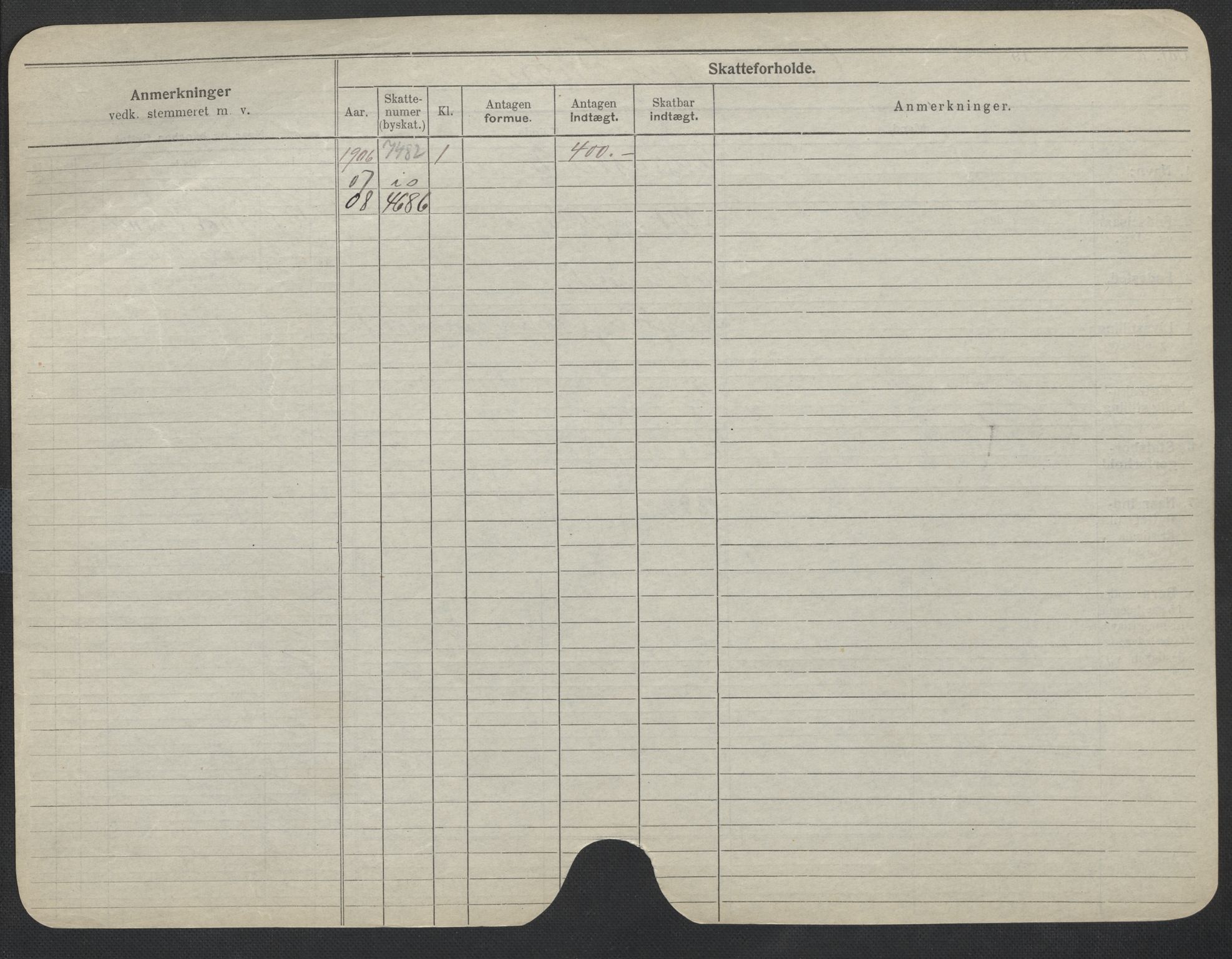 Oslo folkeregister, Registerkort, SAO/A-11715/F/Fa/Fac/L0012: Kvinner, 1906-1914, s. 903b