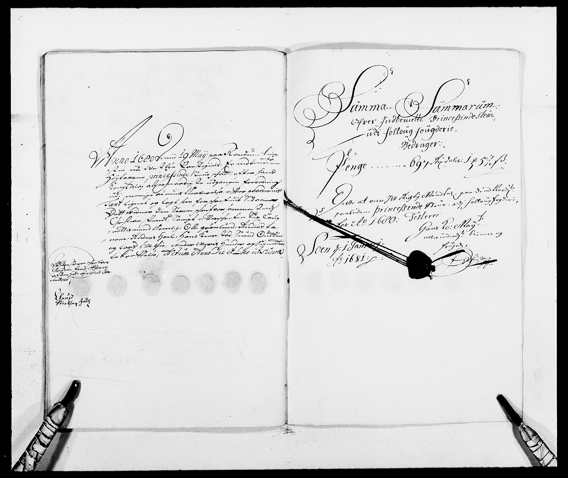 Rentekammeret inntil 1814, Reviderte regnskaper, Fogderegnskap, RA/EA-4092/R09/L0429: Fogderegnskap Follo, 1680-1681, s. 198
