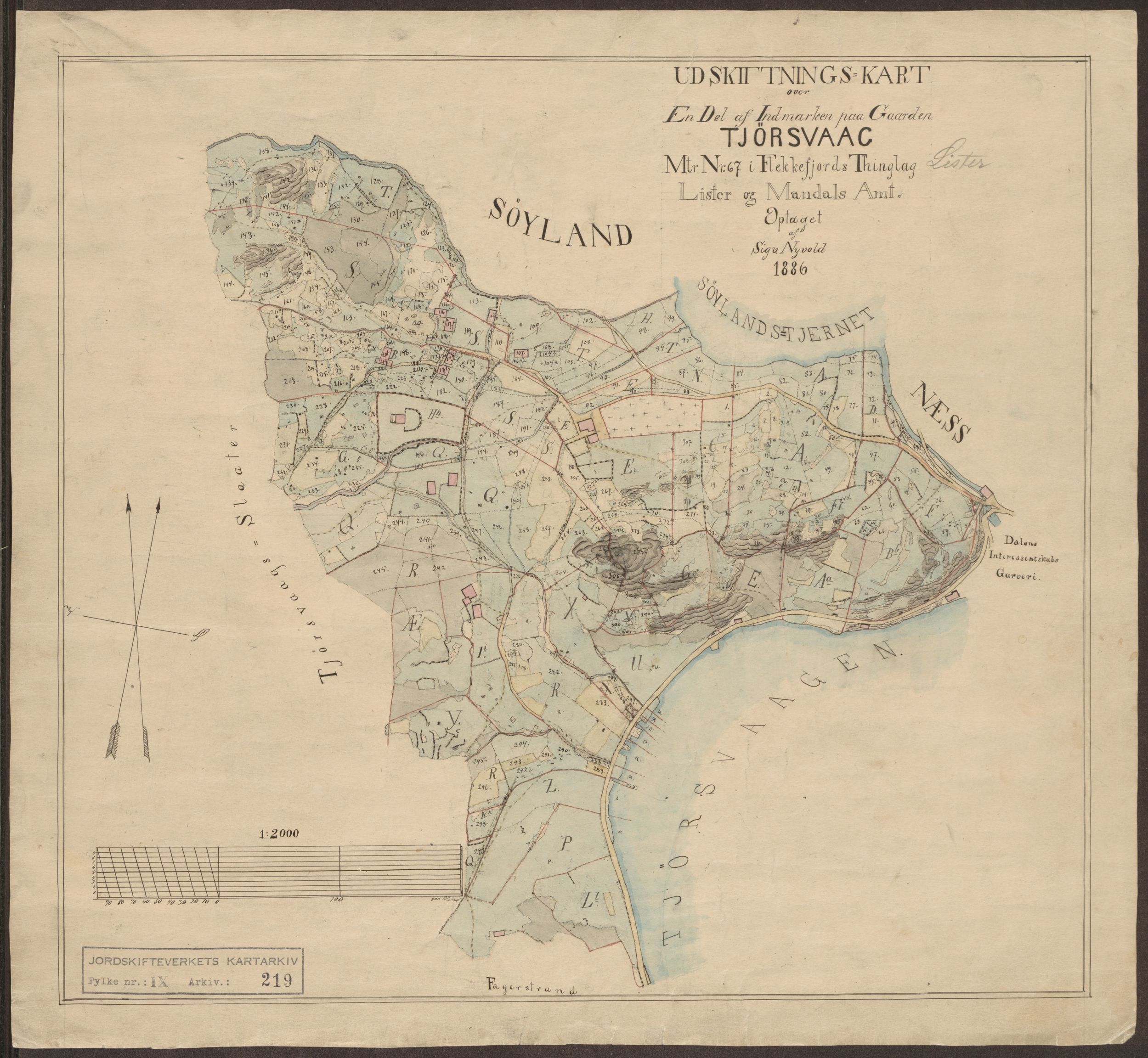 Jordskifteverkets kartarkiv, AV/RA-S-3929/T, 1859-1988, s. 262