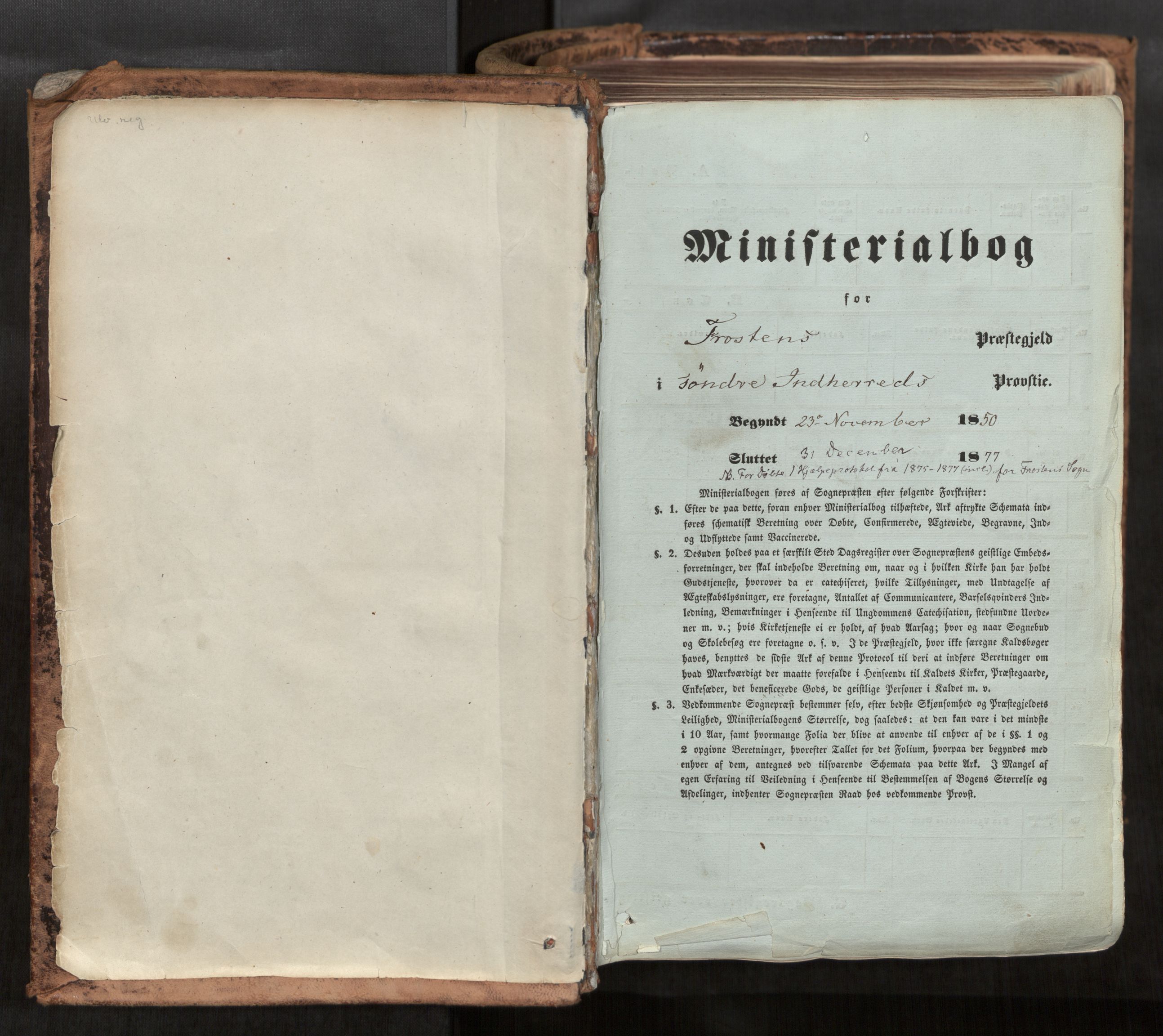 Ministerialprotokoller, klokkerbøker og fødselsregistre - Nord-Trøndelag, AV/SAT-A-1458/713/L0116: Ministerialbok nr. 713A07, 1850-1877