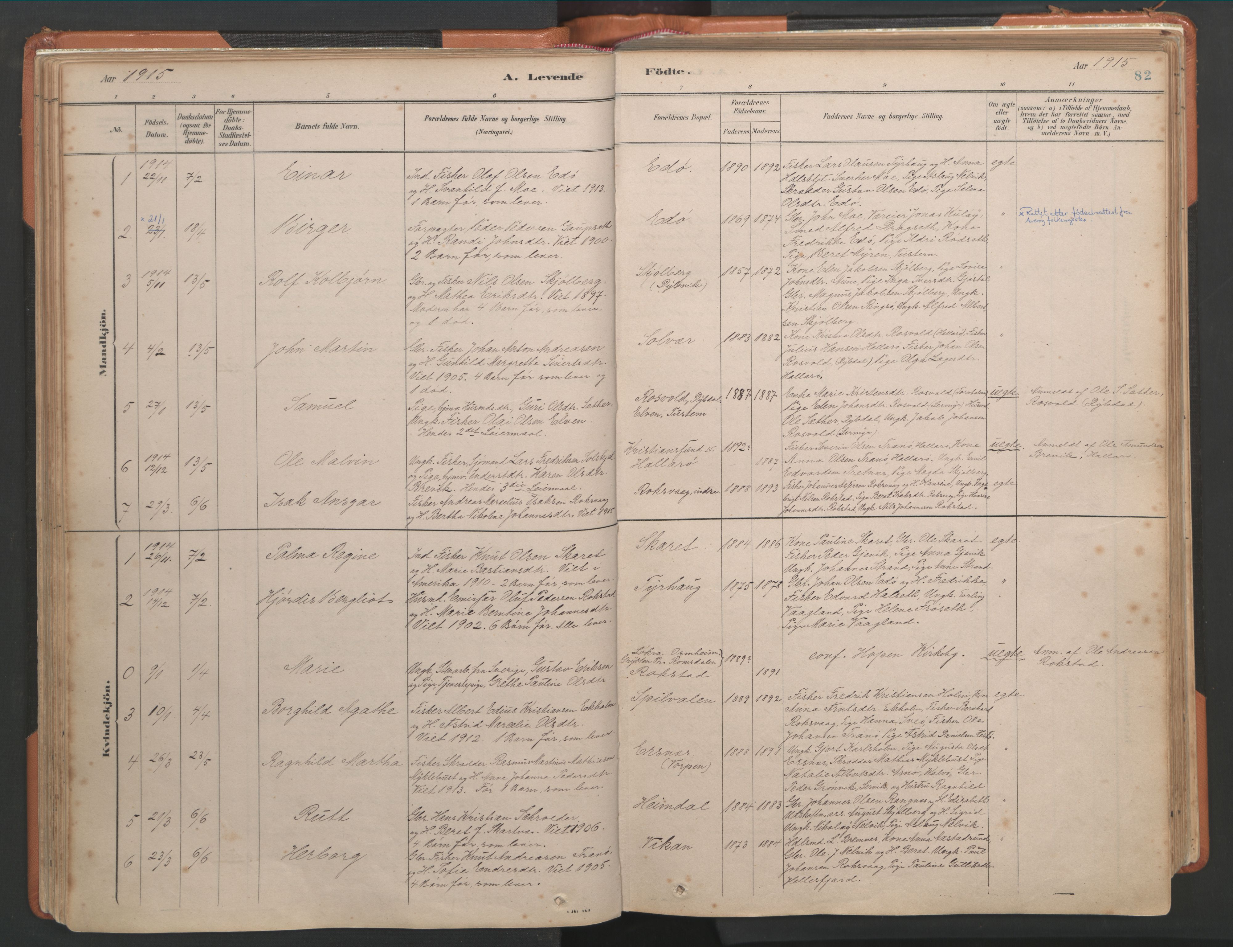 Ministerialprotokoller, klokkerbøker og fødselsregistre - Møre og Romsdal, AV/SAT-A-1454/581/L0941: Ministerialbok nr. 581A09, 1880-1919, s. 82