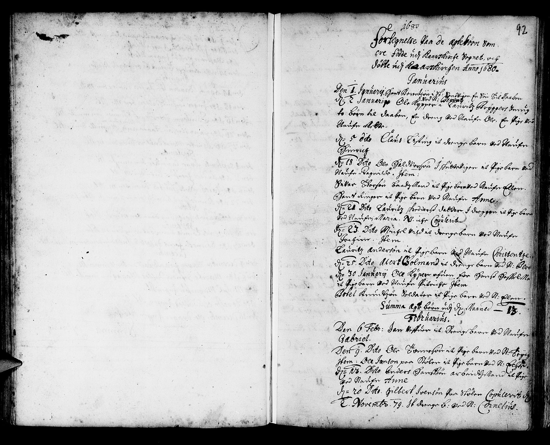 Korskirken sokneprestembete, AV/SAB-A-76101/H/Haa/L0001: Ministerialbok nr. A 1, 1674-1688, s. 92