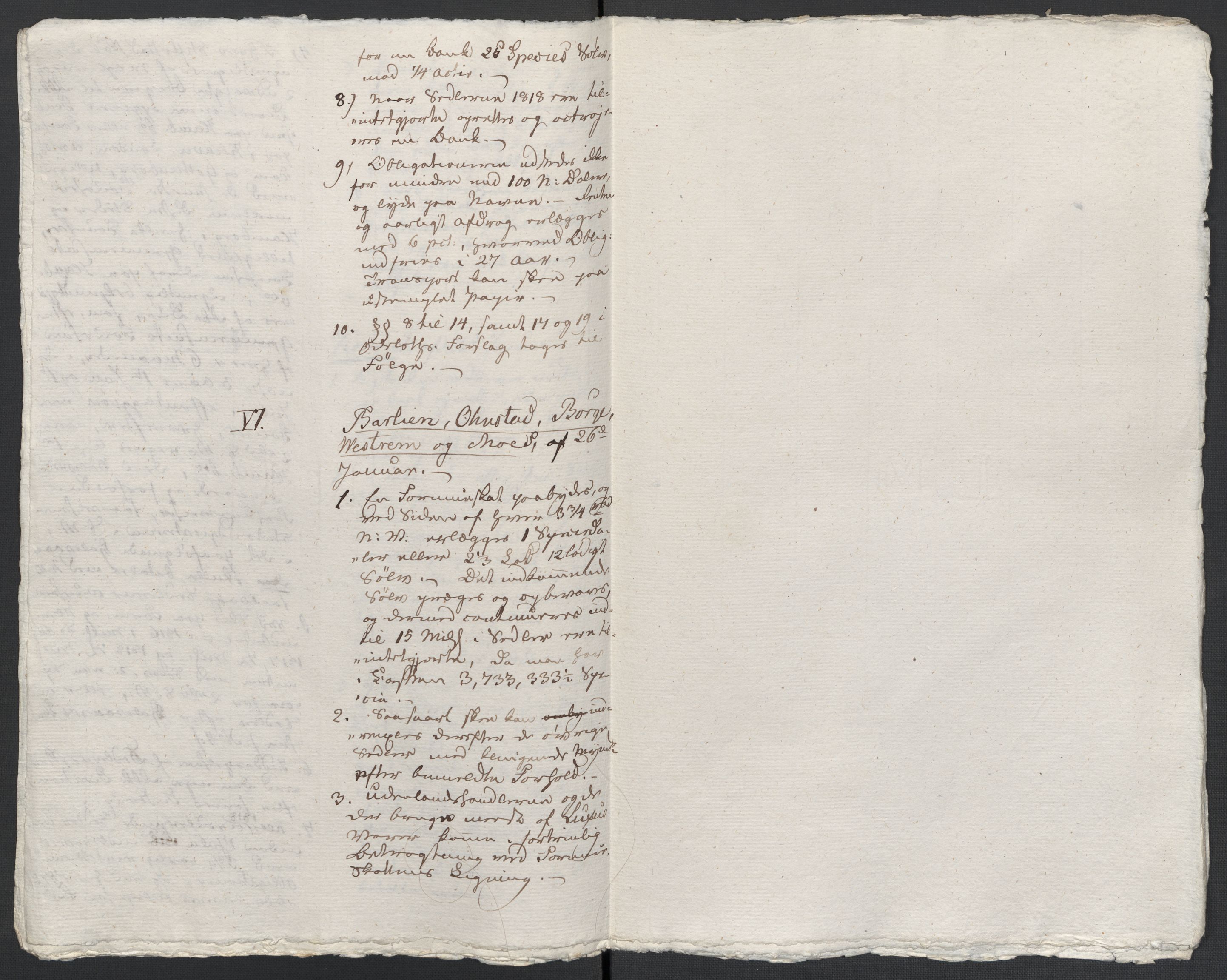 Christie, Wilhelm Frimann Koren, AV/RA-PA-0014/F/L0005: Christies dokumenter fra Stortinget, 1815-1816, s. 310