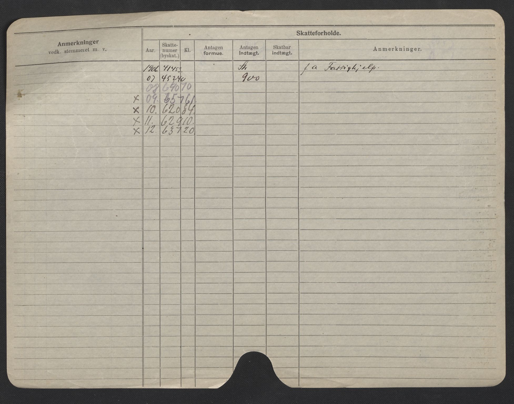 Oslo folkeregister, Registerkort, SAO/A-11715/F/Fa/Fac/L0006: Menn, 1906-1914, s. 576b