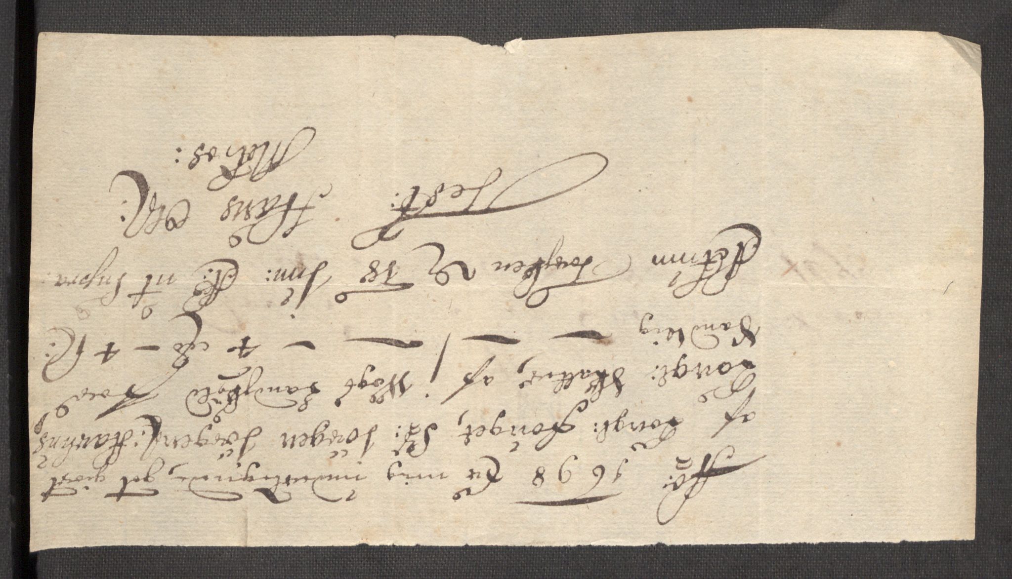 Rentekammeret inntil 1814, Reviderte regnskaper, Fogderegnskap, AV/RA-EA-4092/R68/L4754: Fogderegnskap Senja og Troms, 1697-1699, s. 206