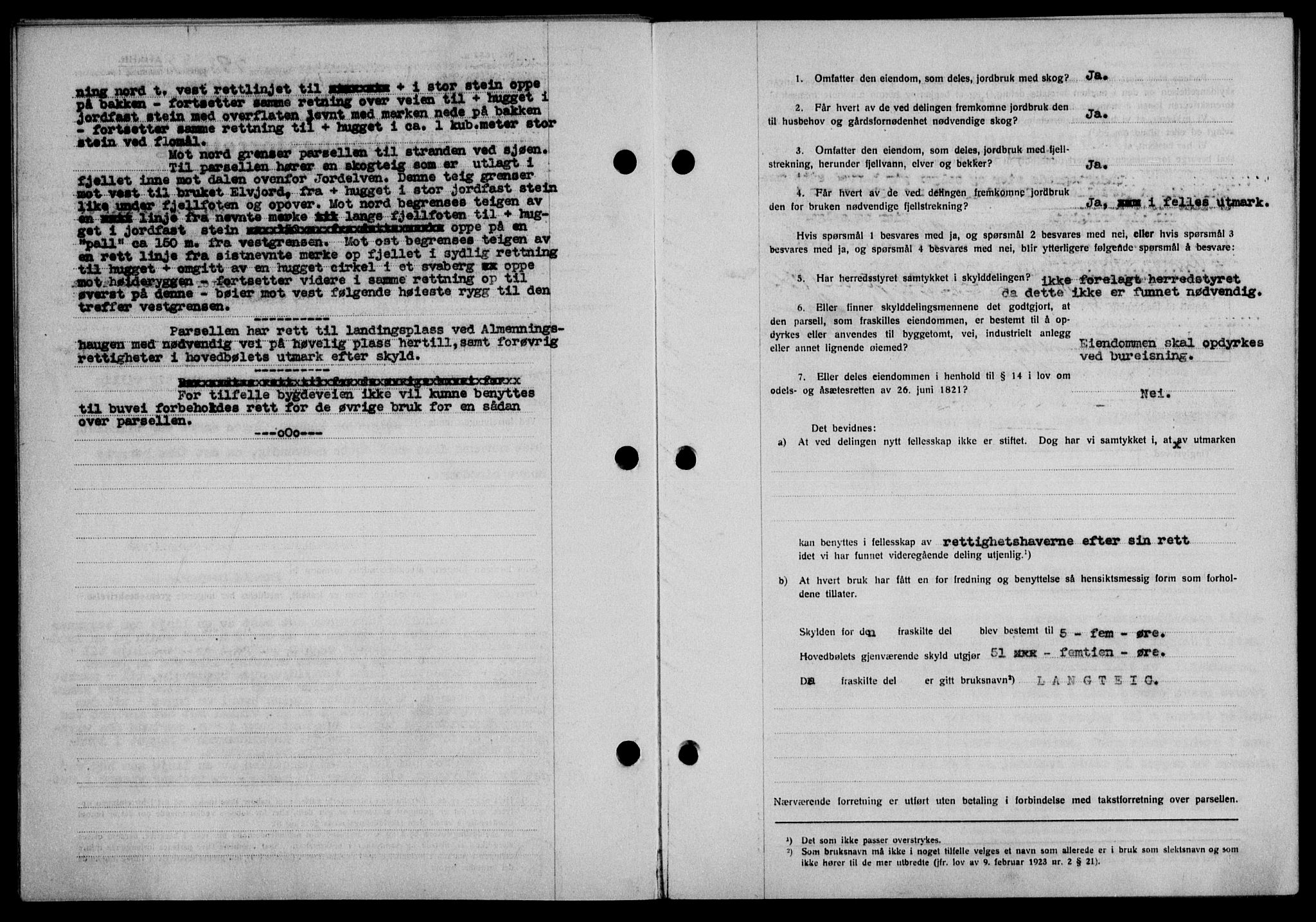 Lofoten sorenskriveri, SAT/A-0017/1/2/2C/L0002a: Pantebok nr. 2a, 1937-1937, Dagboknr: 793/1937