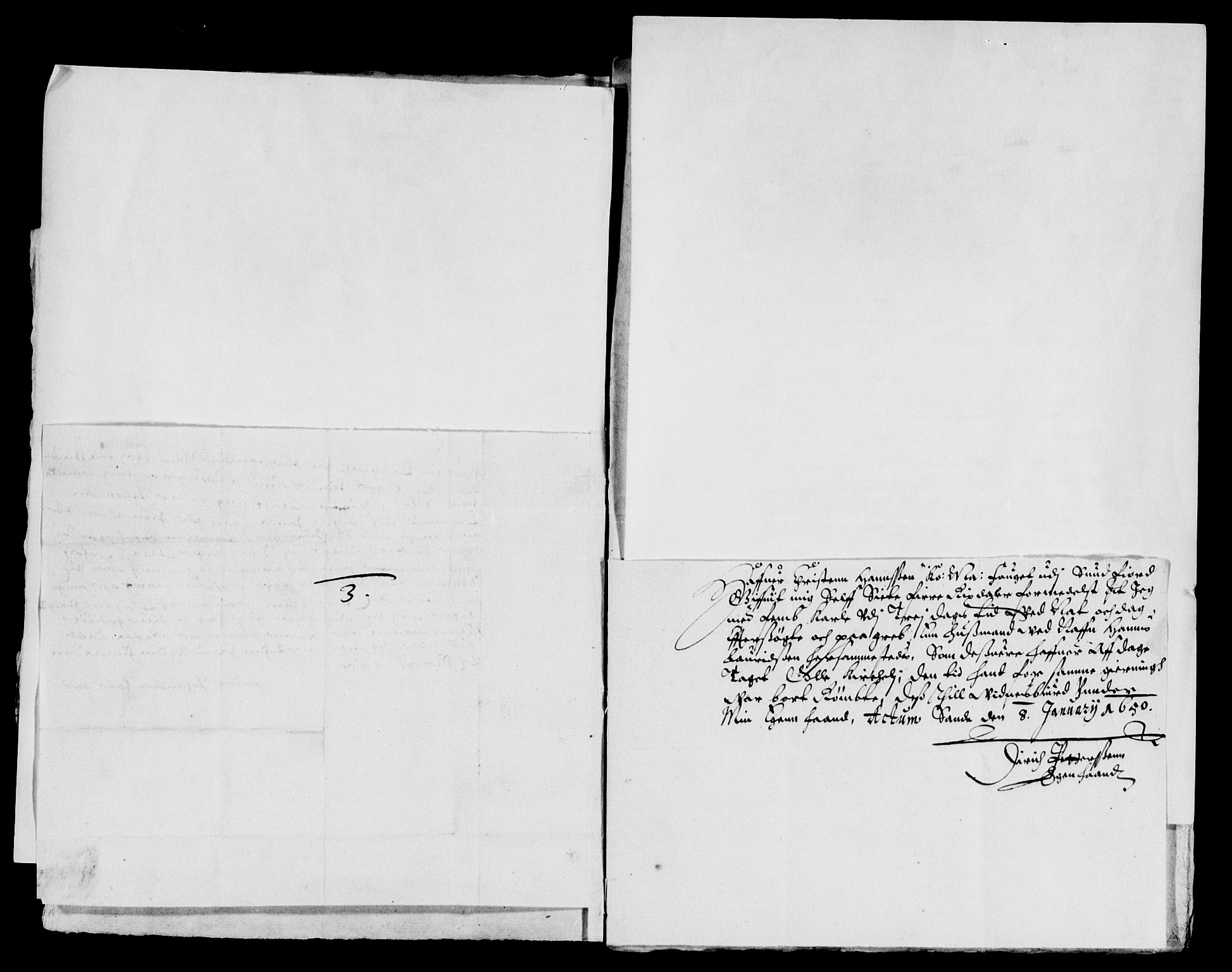 Rentekammeret inntil 1814, Reviderte regnskaper, Lensregnskaper, AV/RA-EA-5023/R/Rb/Rbt/L0113: Bergenhus len, 1648-1650