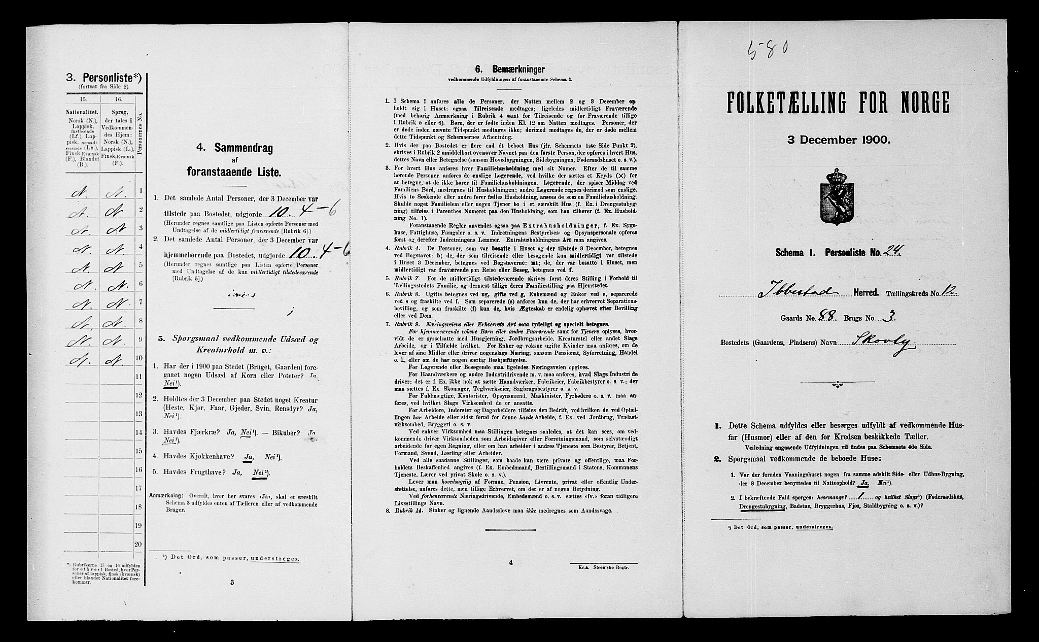 SATØ, Folketelling 1900 for 1917 Ibestad herred, 1900, s. 1551
