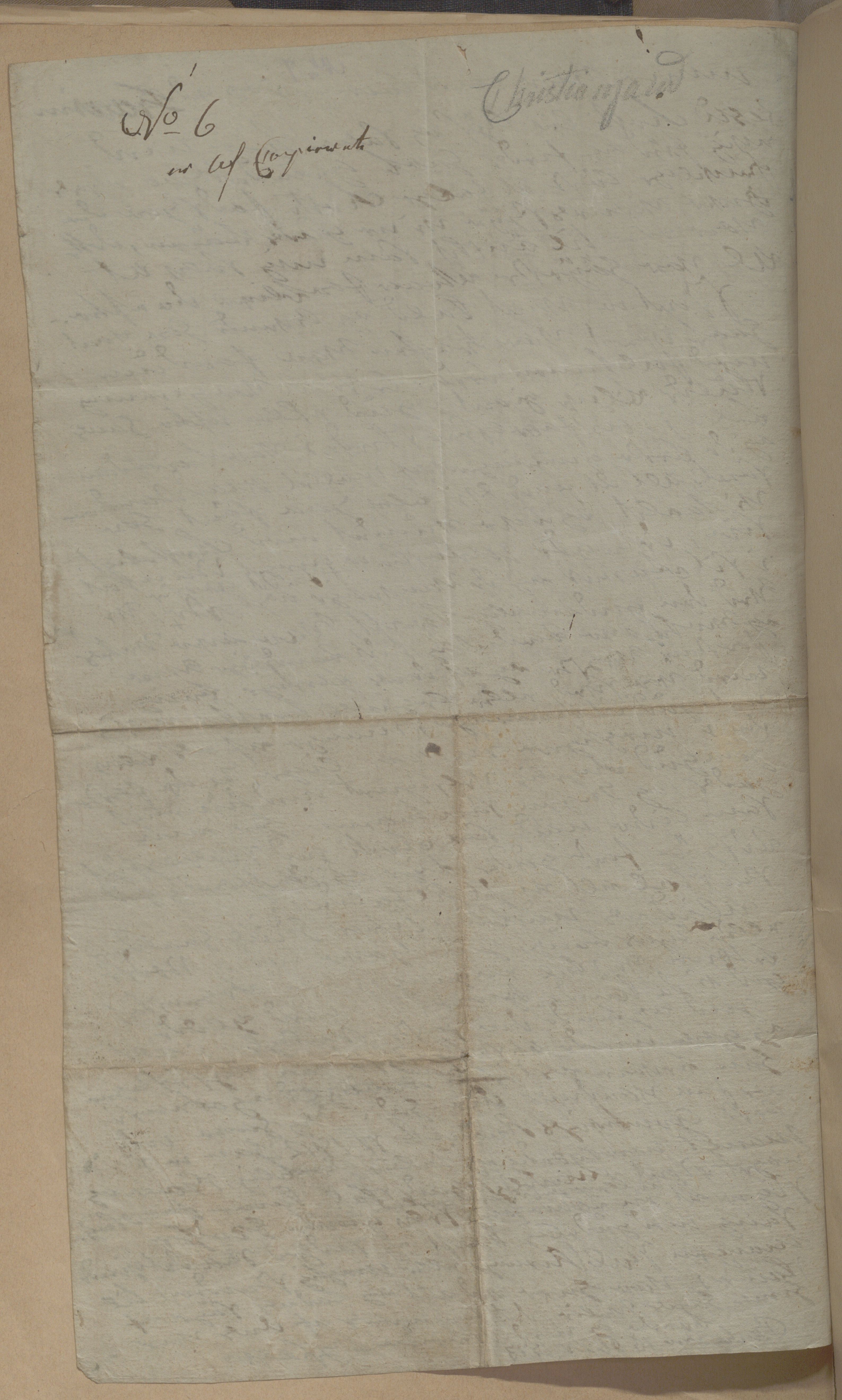 Heggtveitsamlingen, TMF/A-1007/H/L0050: Innbundne brev, Ms A, med innlagt registratur. , 1800-1850