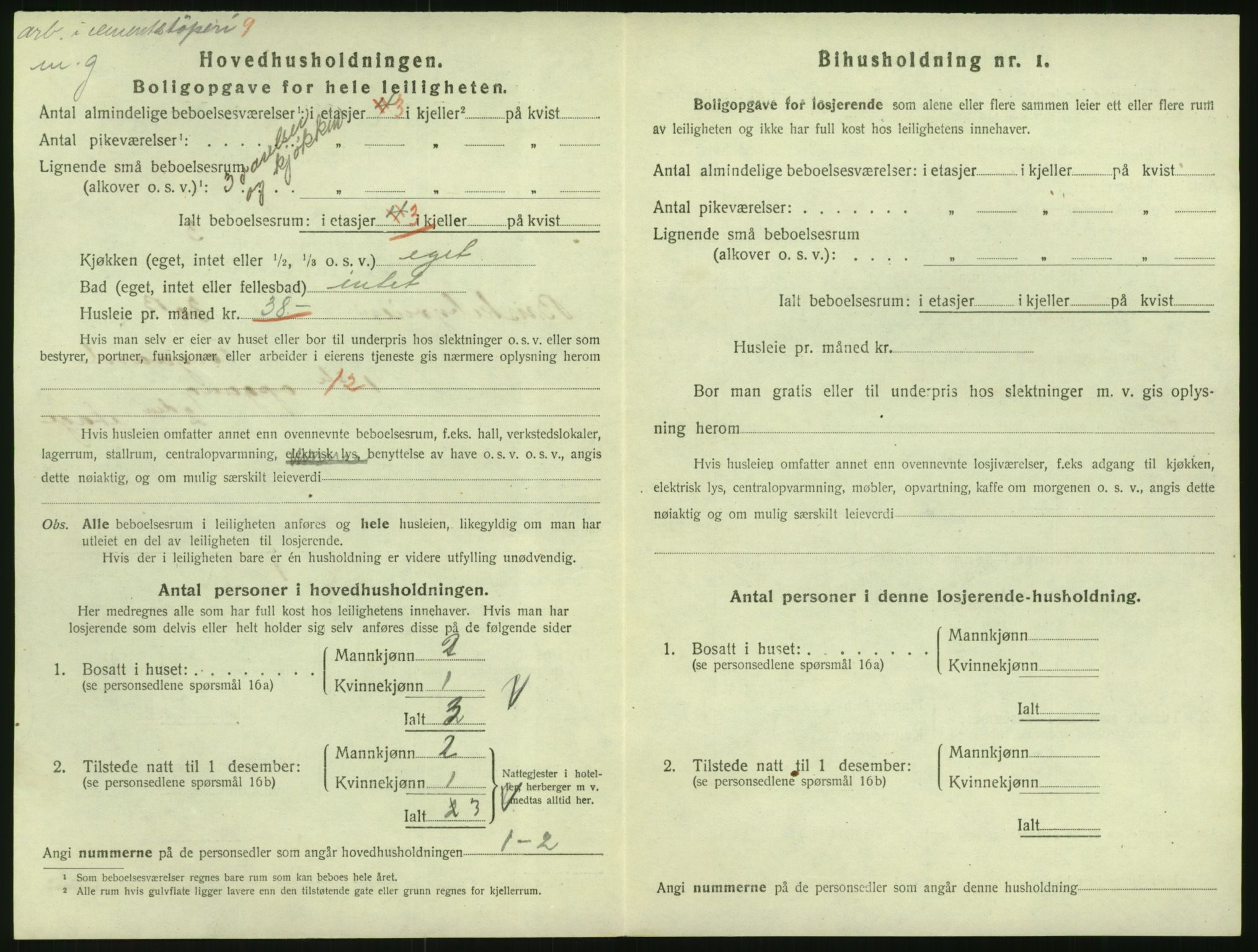 SAO, Folketelling 1920 for 0301 Kristiania kjøpstad, 1920, s. 9439
