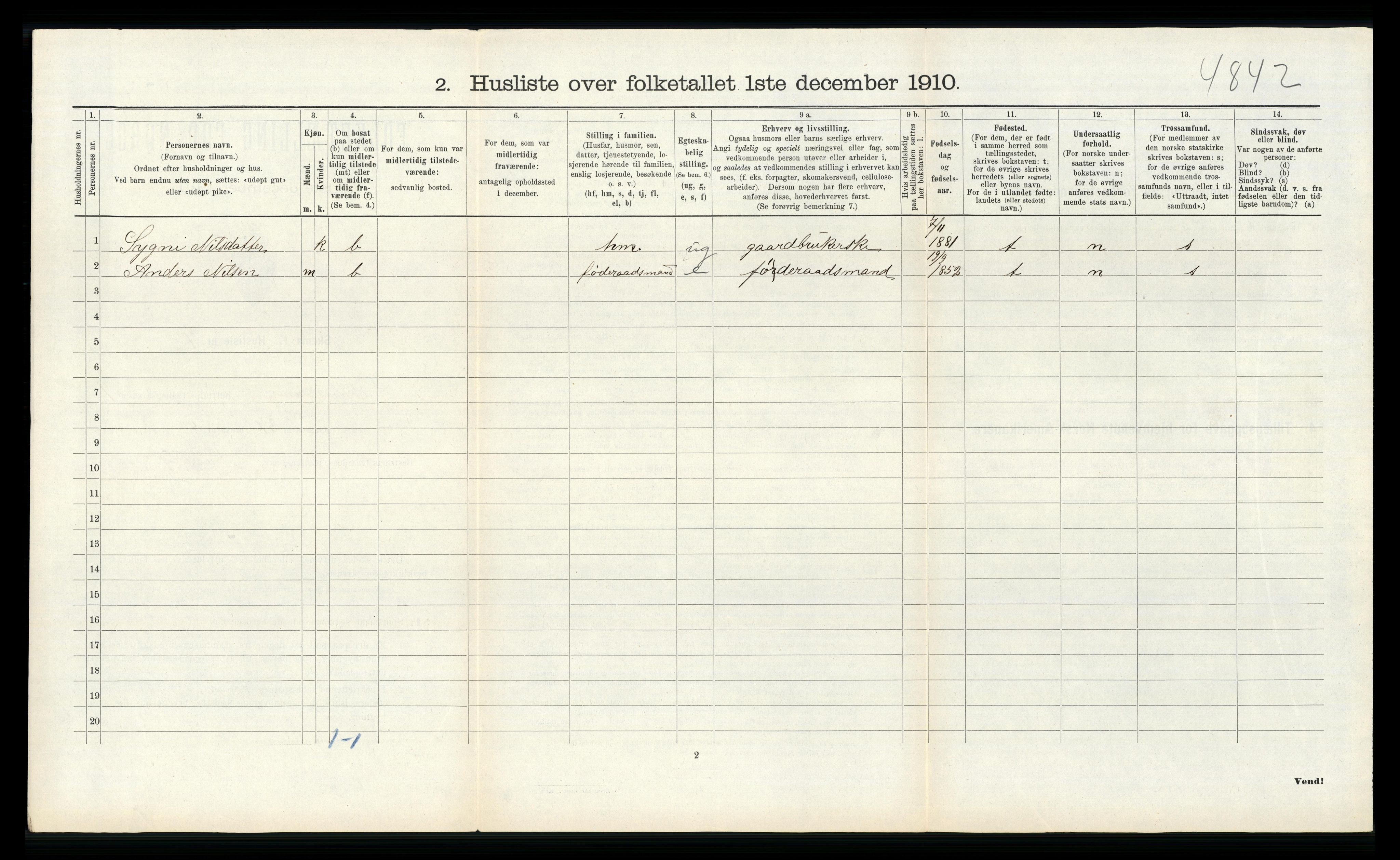RA, Folketelling 1910 for 1257 Alversund herred, 1910, s. 555