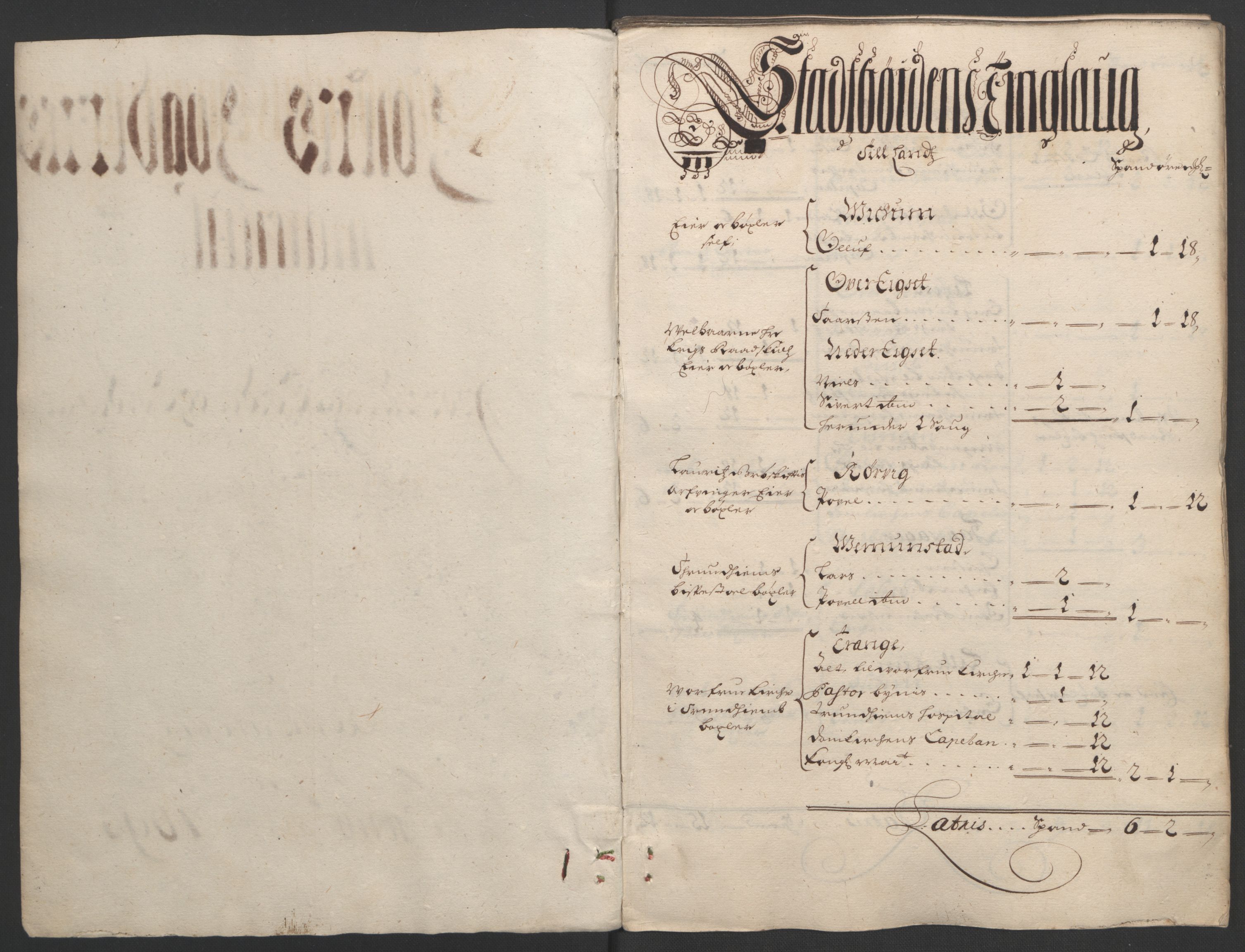Rentekammeret inntil 1814, Reviderte regnskaper, Fogderegnskap, RA/EA-4092/R57/L3851: Fogderegnskap Fosen, 1695-1696, s. 17