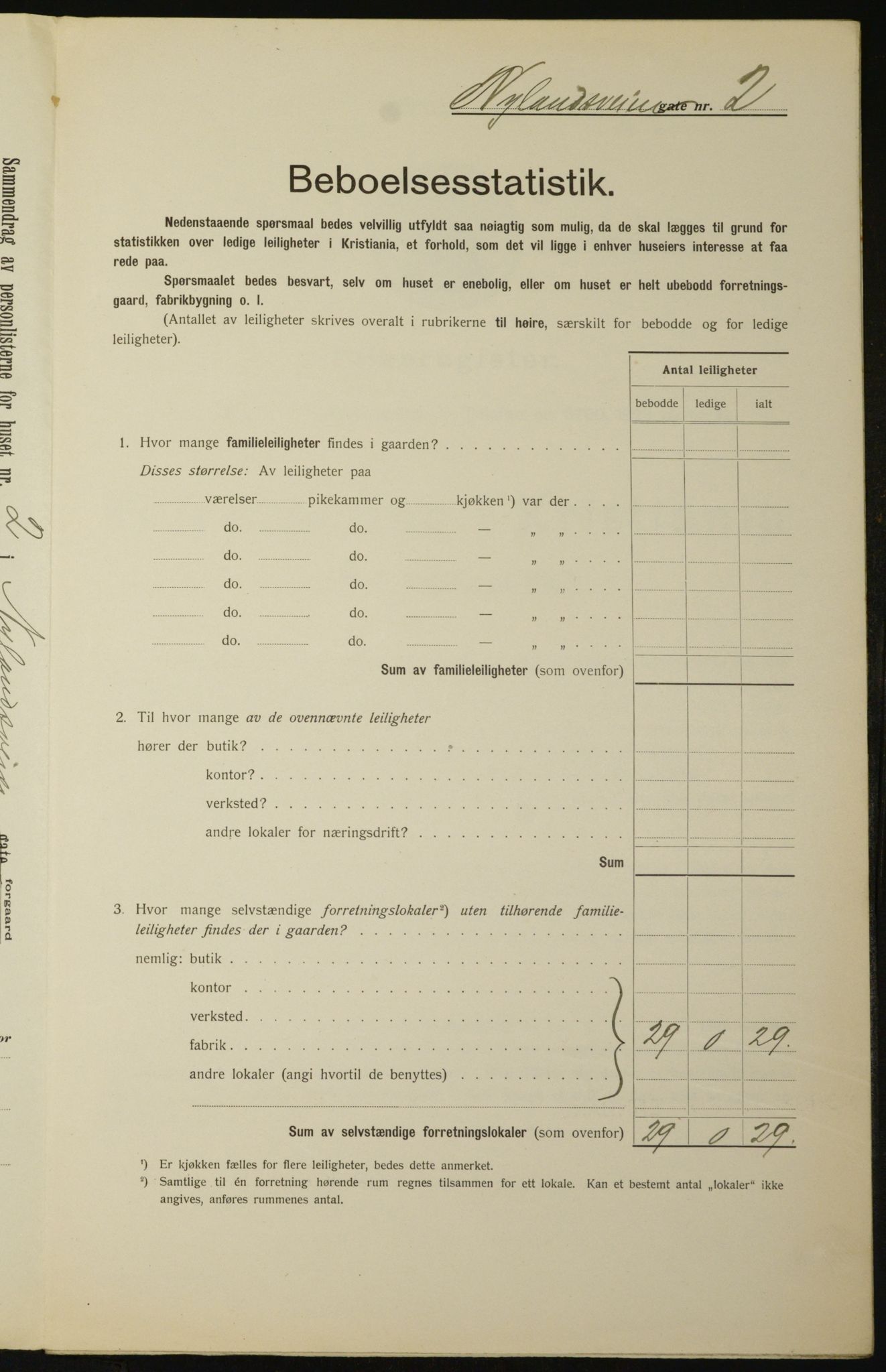 OBA, Kommunal folketelling 1.2.1912 for Kristiania, 1912, s. 74694