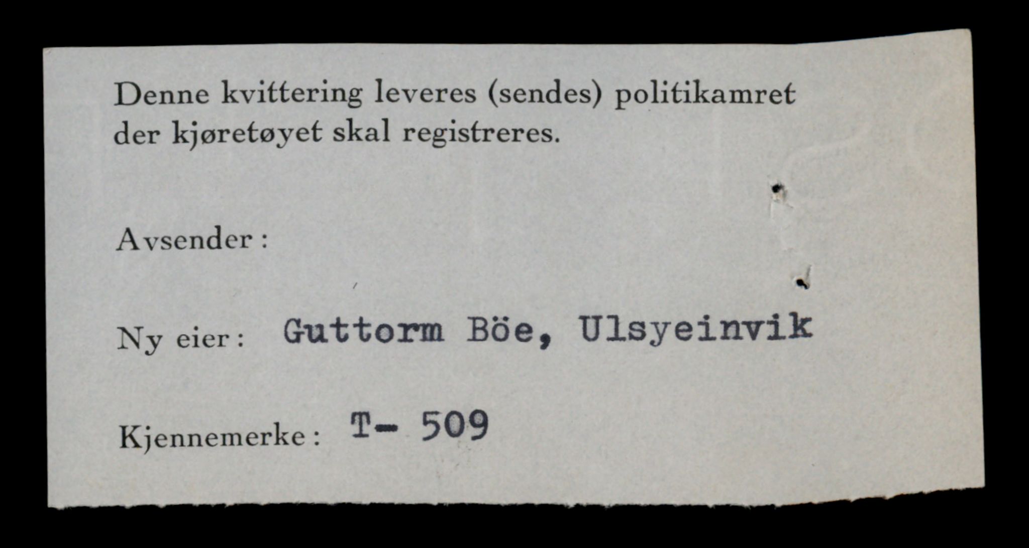 Møre og Romsdal vegkontor - Ålesund trafikkstasjon, AV/SAT-A-4099/F/Fe/L0005: Registreringskort for kjøretøy T 443 - T 546, 1927-1998, s. 1130