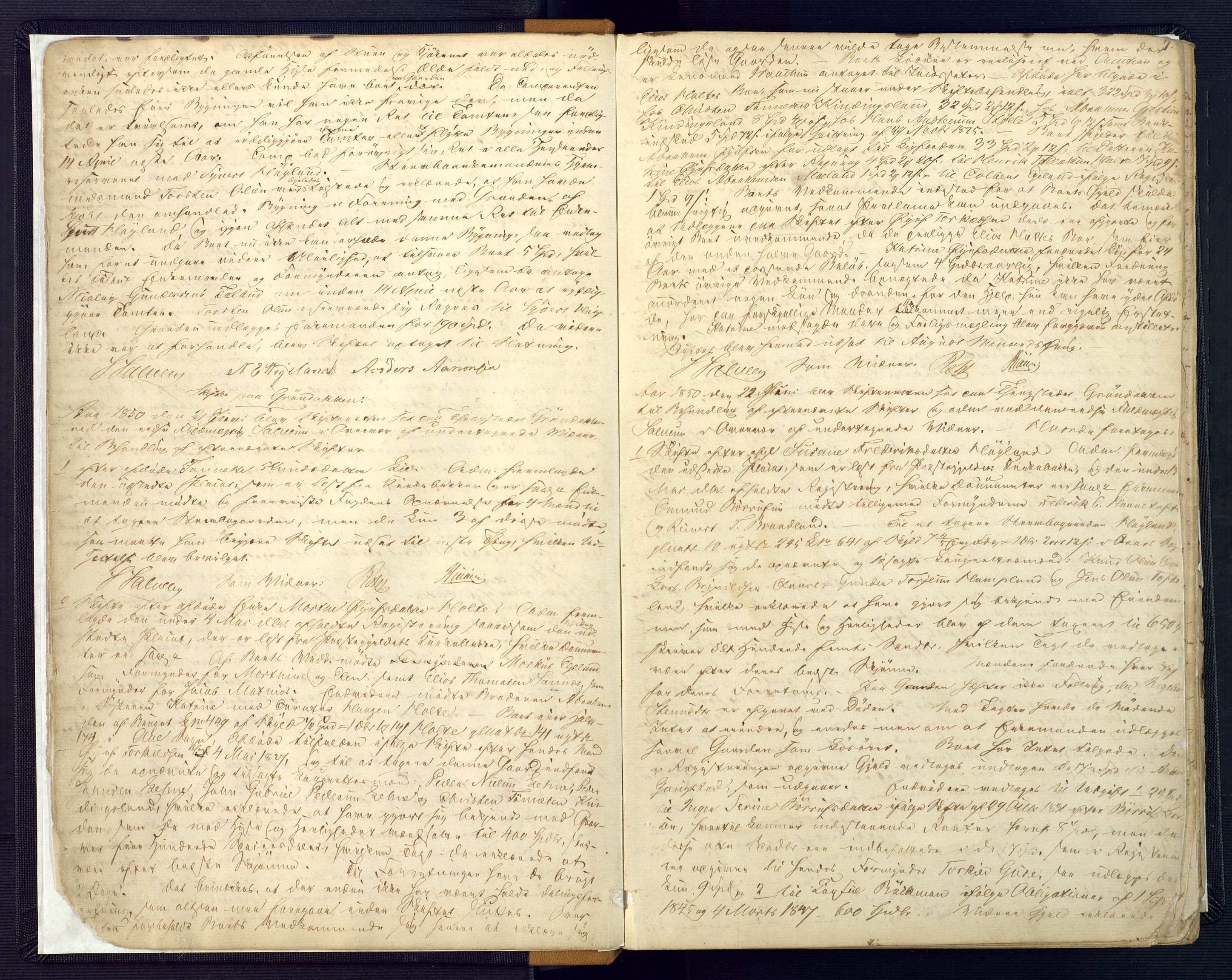 Lyngdal sorenskriveri, AV/SAK-1221-0004/H/Hc/L0870: Skiftebehandlingsprotokoll nr. 4, 1850-1864, s. 7