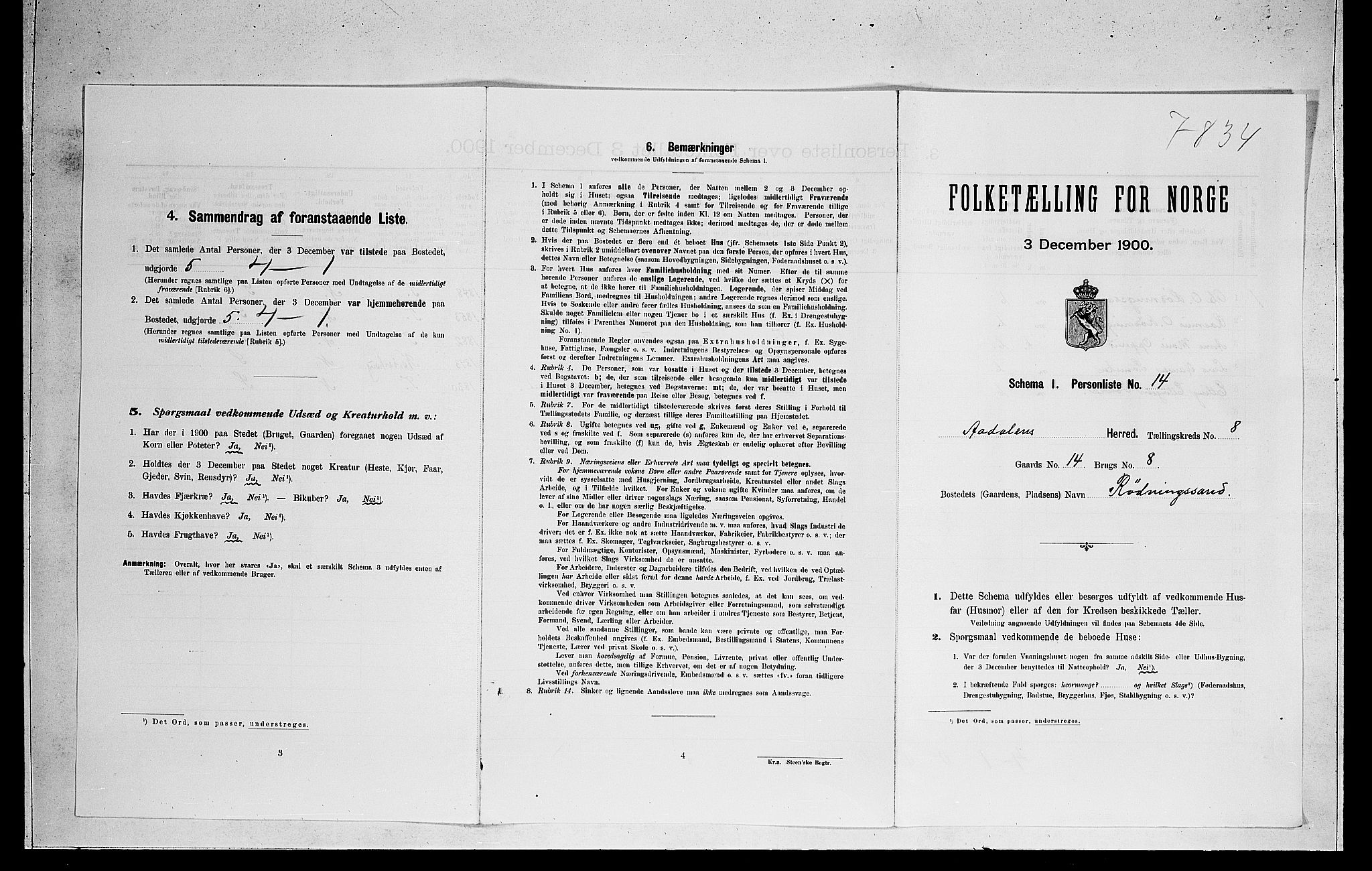 RA, Folketelling 1900 for 0614 Ådal herred, 1900, s. 559