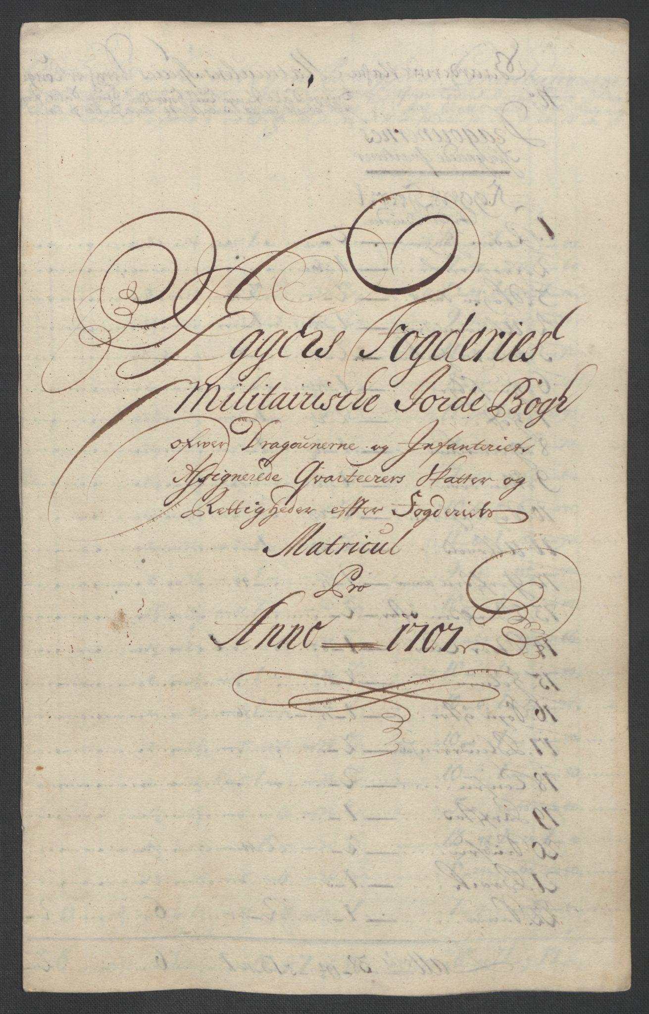 Rentekammeret inntil 1814, Reviderte regnskaper, Fogderegnskap, AV/RA-EA-4092/R10/L0447: Fogderegnskap Aker og Follo, 1707-1709, s. 131