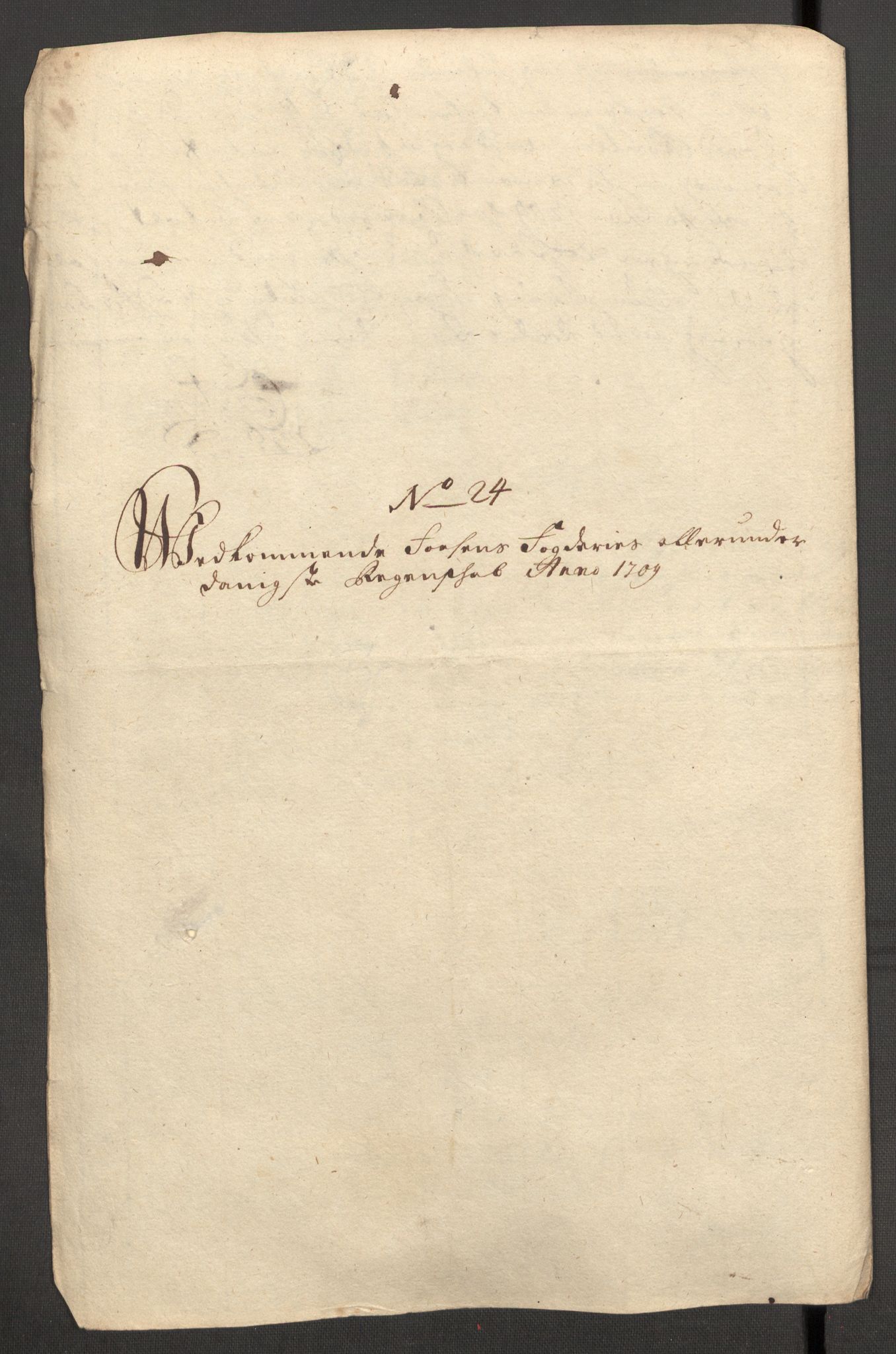 Rentekammeret inntil 1814, Reviderte regnskaper, Fogderegnskap, AV/RA-EA-4092/R57/L3858: Fogderegnskap Fosen, 1708-1709, s. 357