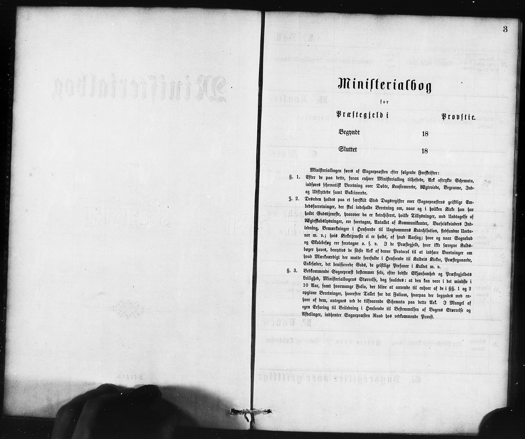 Nykirken Sokneprestembete, SAB/A-77101/H/Haa/L0025: Ministerialbok nr. C 4, 1870-1886, s. 3