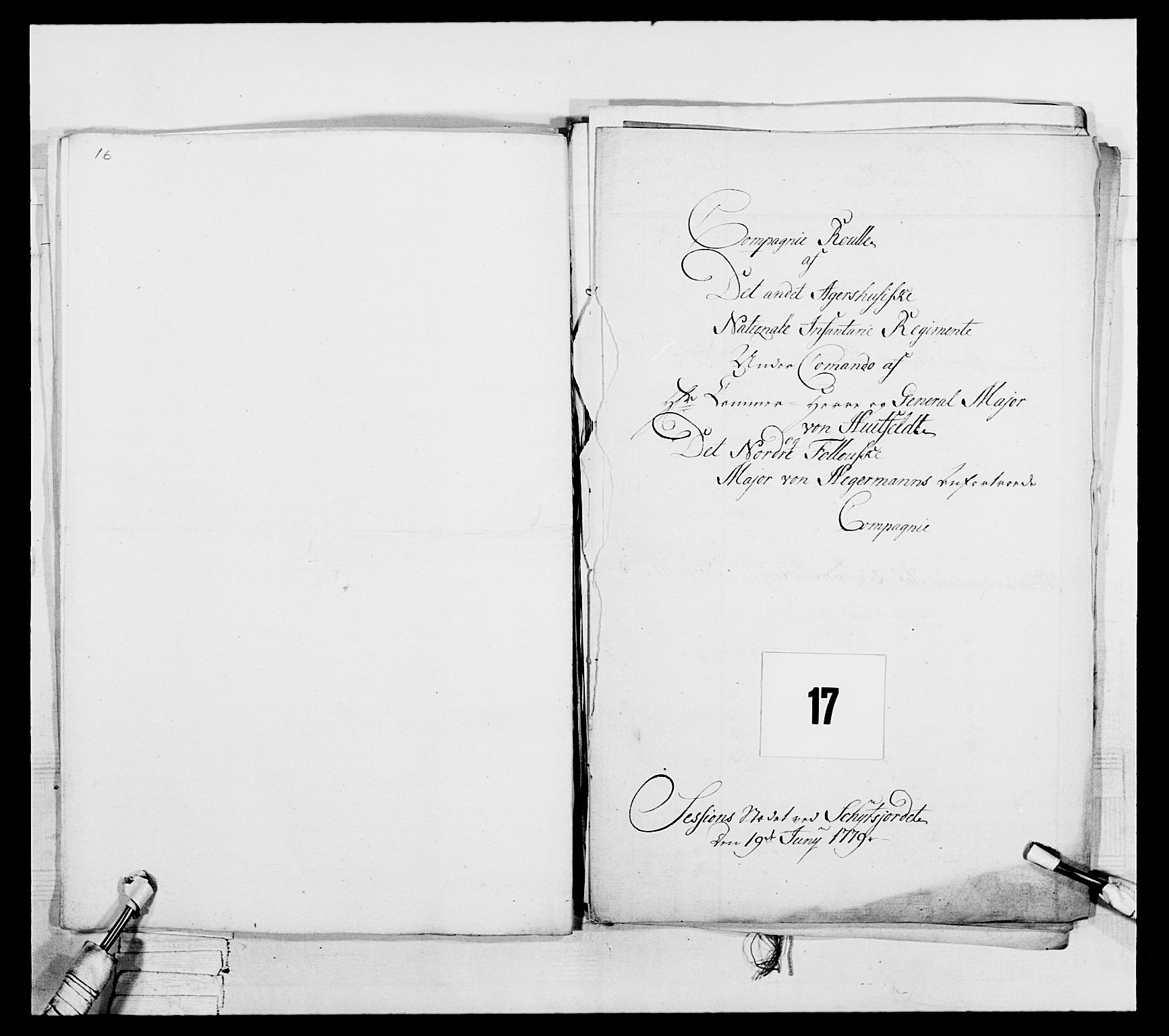 Generalitets- og kommissariatskollegiet, Det kongelige norske kommissariatskollegium, AV/RA-EA-5420/E/Eh/L0044: 2. Akershusiske nasjonale infanteriregiment, 1779-1787, s. 61