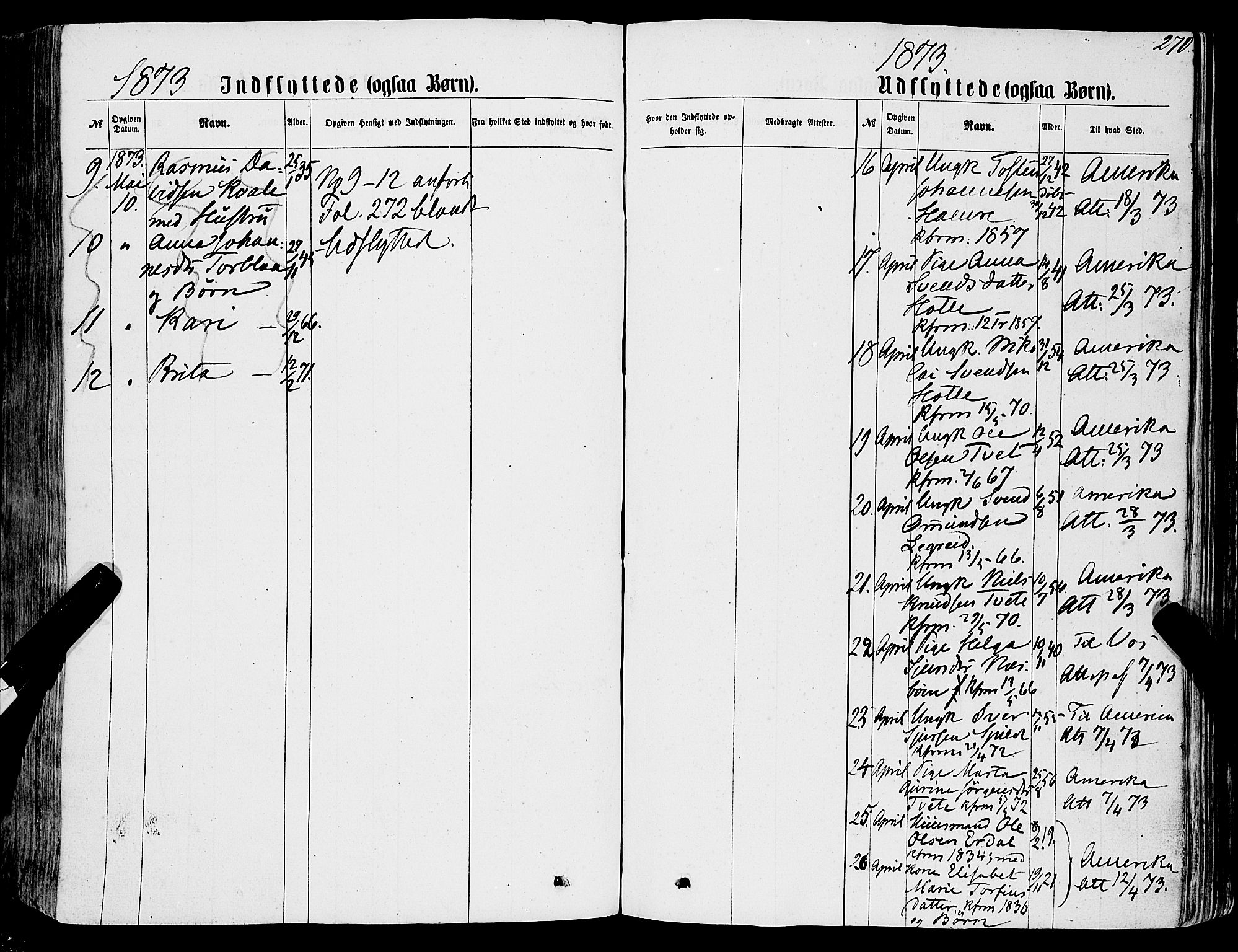 Ulvik sokneprestembete, AV/SAB-A-78801/H/Haa: Ministerialbok nr. A 15, 1864-1878, s. 270