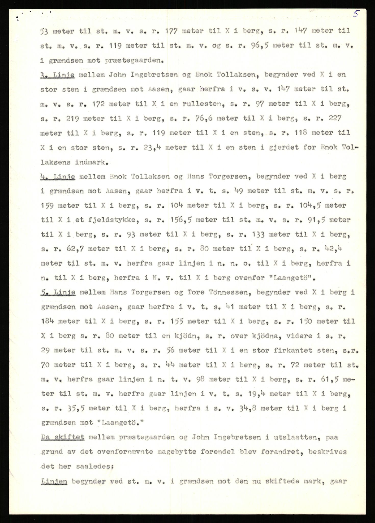 Statsarkivet i Stavanger, AV/SAST-A-101971/03/Y/Yj/L0055: Avskrifter sortert etter gårdsnavn: Lunde nordre - Løining i Elven, 1750-1930, s. 517