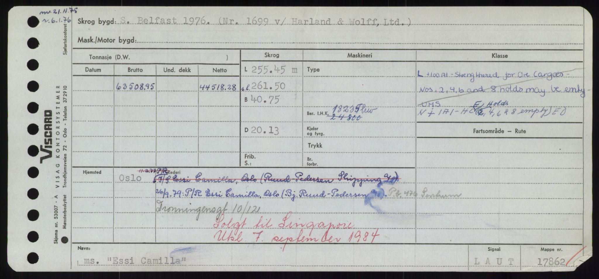 Sjøfartsdirektoratet med forløpere, Skipsmålingen, RA/S-1627/H/Hd/L0009: Fartøy, E, s. 565