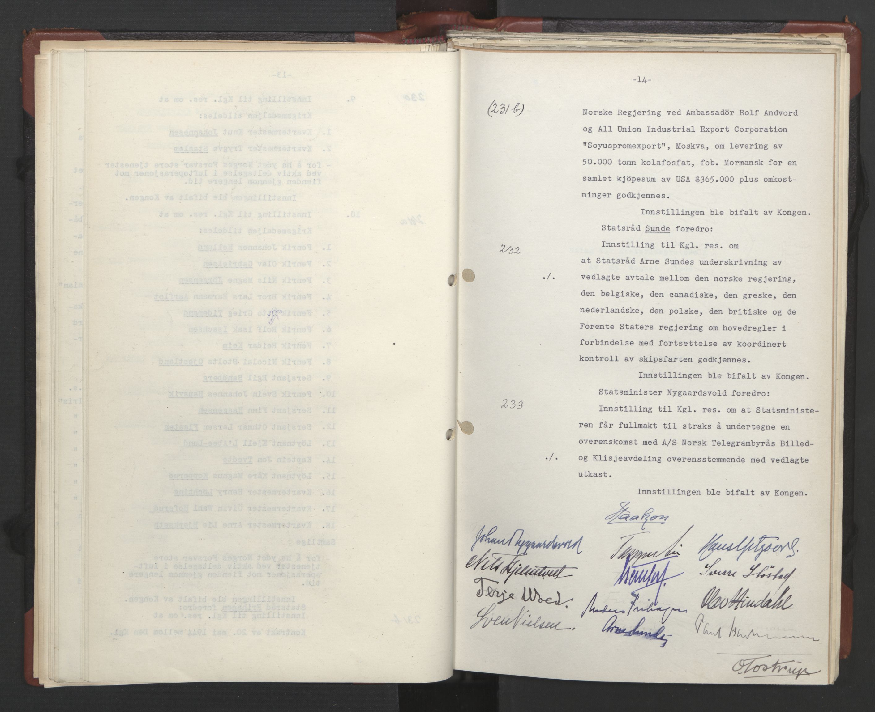 Statsrådssekretariatet, AV/RA-S-1001/A/Ac/L0125: Kgl. res. 21/7-15/12, 1944, s. 30