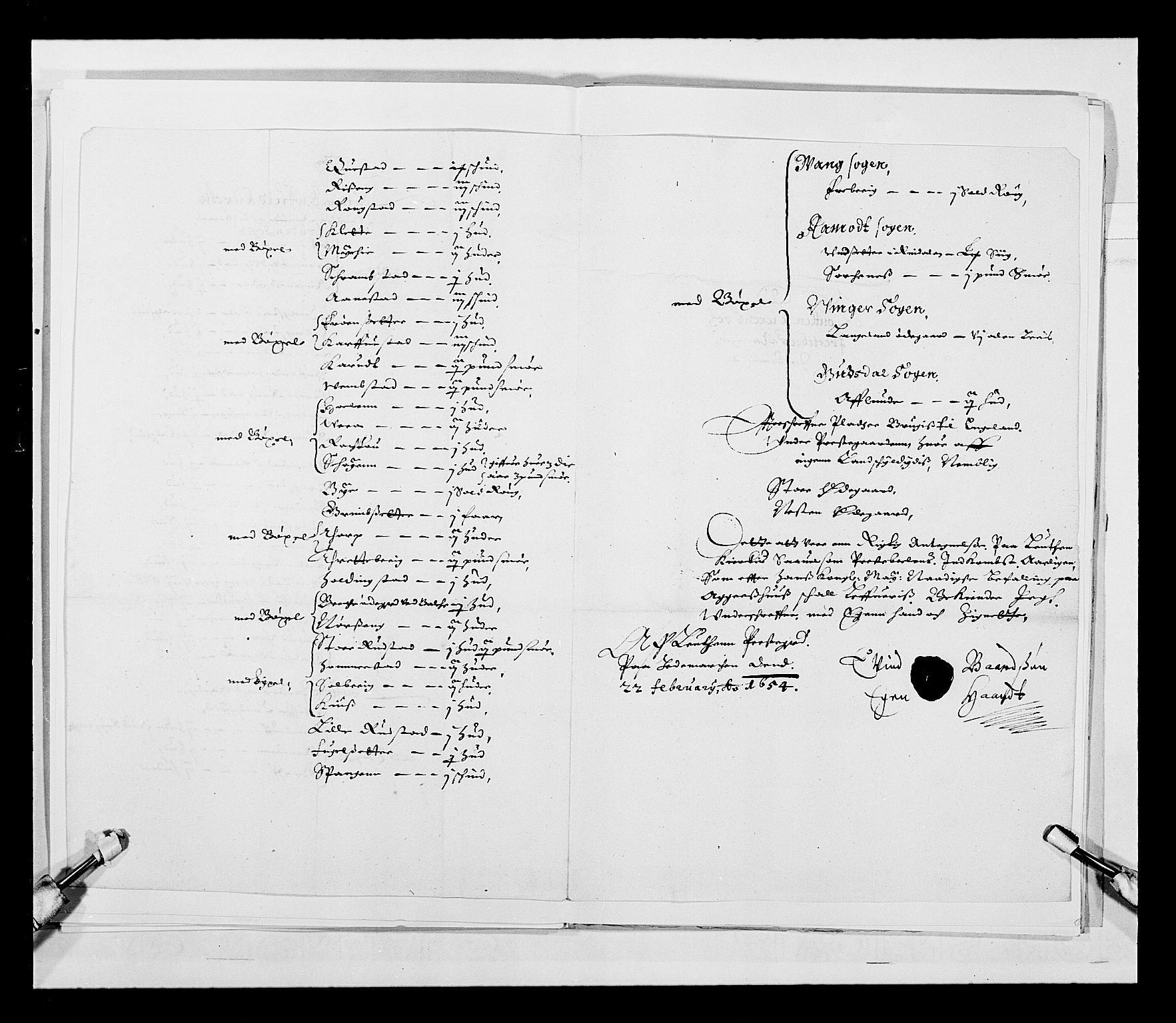 Stattholderembetet 1572-1771, AV/RA-EA-2870/Ek/L0030/0001: Jordebøker 1633-1658: / Kirke- og prestebolsgods i Akershus len, 1654, s. 18