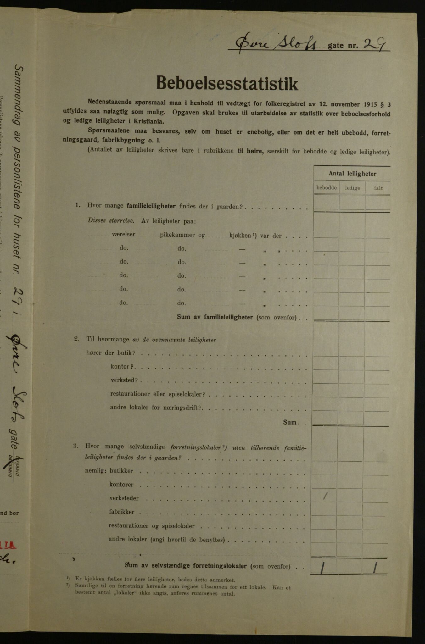 OBA, Kommunal folketelling 1.12.1923 for Kristiania, 1923, s. 143245