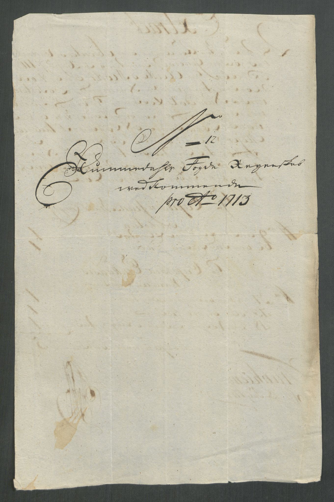 Rentekammeret inntil 1814, Reviderte regnskaper, Fogderegnskap, AV/RA-EA-4092/R64/L4434: Fogderegnskap Namdal, 1713, s. 132