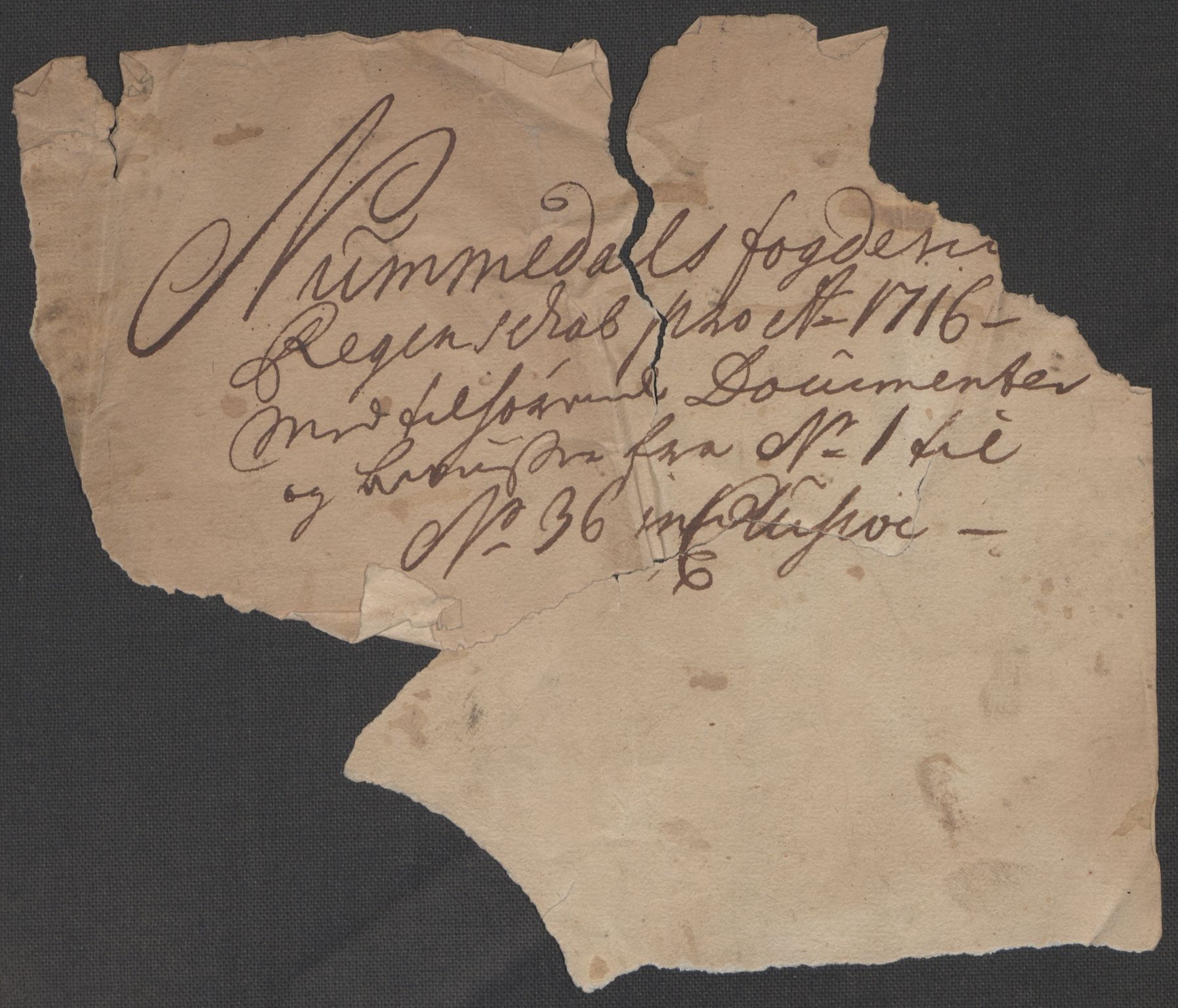 Rentekammeret inntil 1814, Reviderte regnskaper, Fogderegnskap, AV/RA-EA-4092/R64/L4437: Fogderegnskap Namdal, 1716, s. 3