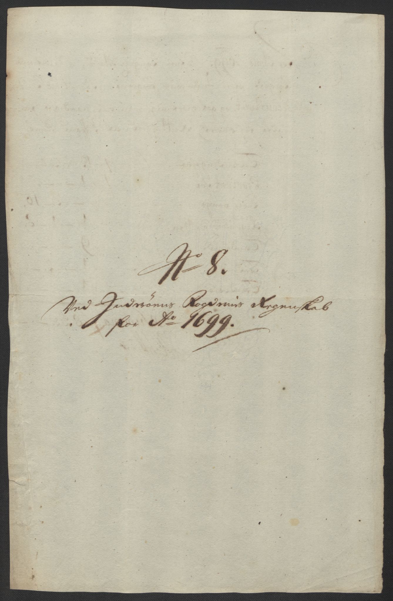 Rentekammeret inntil 1814, Reviderte regnskaper, Fogderegnskap, RA/EA-4092/R63/L4310: Fogderegnskap Inderøy, 1698-1699, s. 360