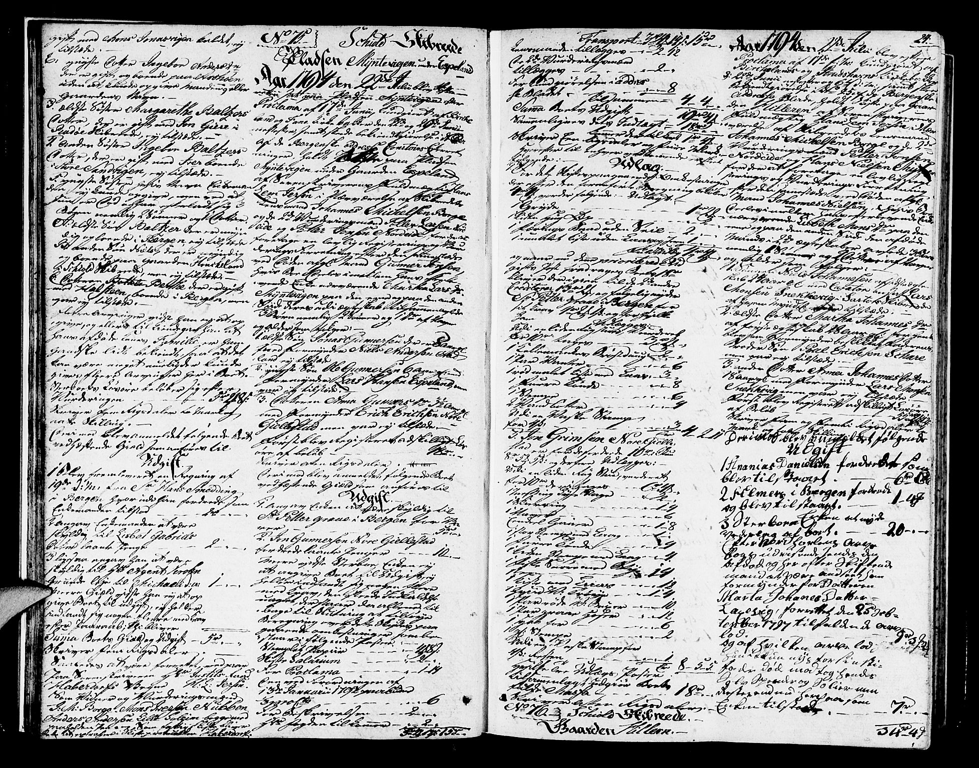 Nordhordland sorenskrivar, AV/SAB-A-2901/1/H/Ha/L0009a: Skifteprotokollar Nordhordland , 1794-1797, s. 23b-24a