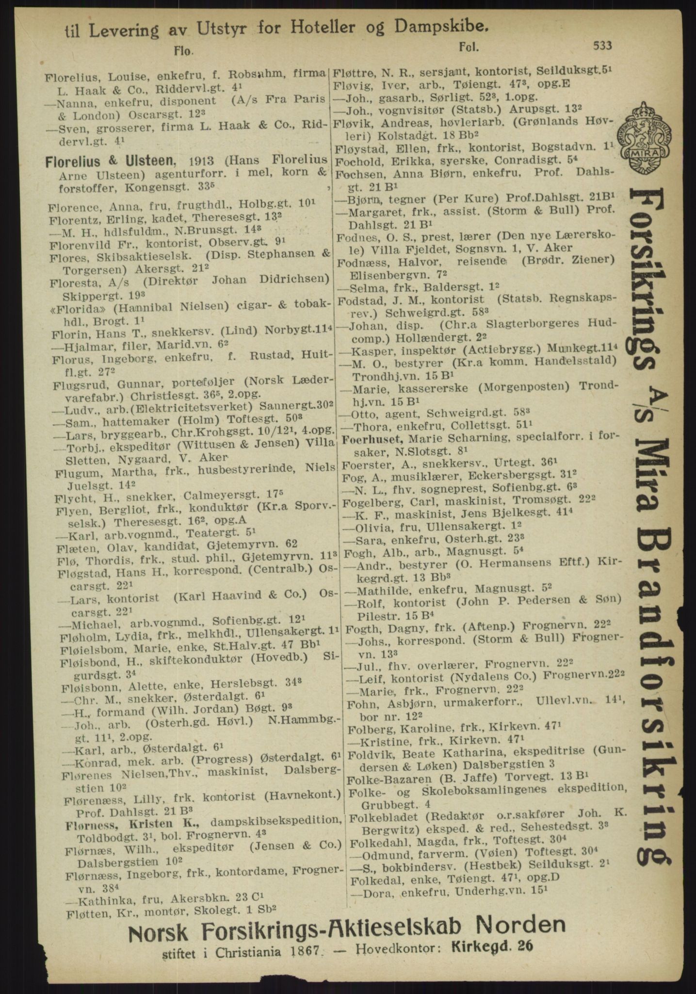 Kristiania/Oslo adressebok, PUBL/-, 1918, s. 558