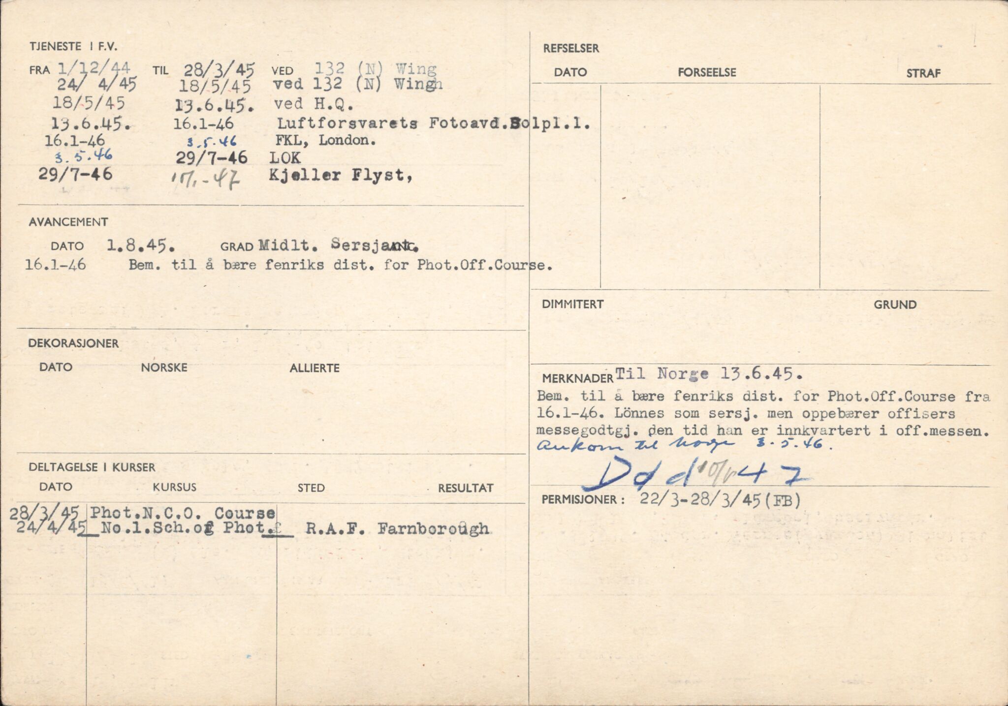 Forsvaret, Forsvarets overkommando/Luftforsvarsstaben, RA/RAFA-4079/P/Pa/L0048: Personellpapirer, 1916, s. 515