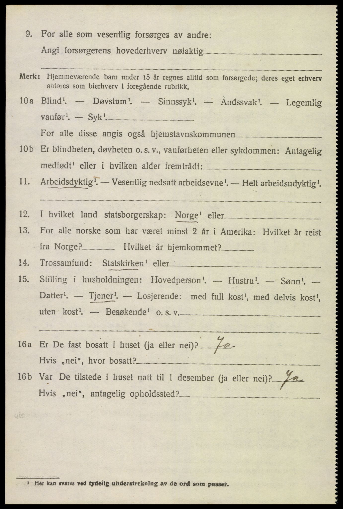 SAK, Folketelling 1920 for 0936 Hornnes herred, 1920, s. 792