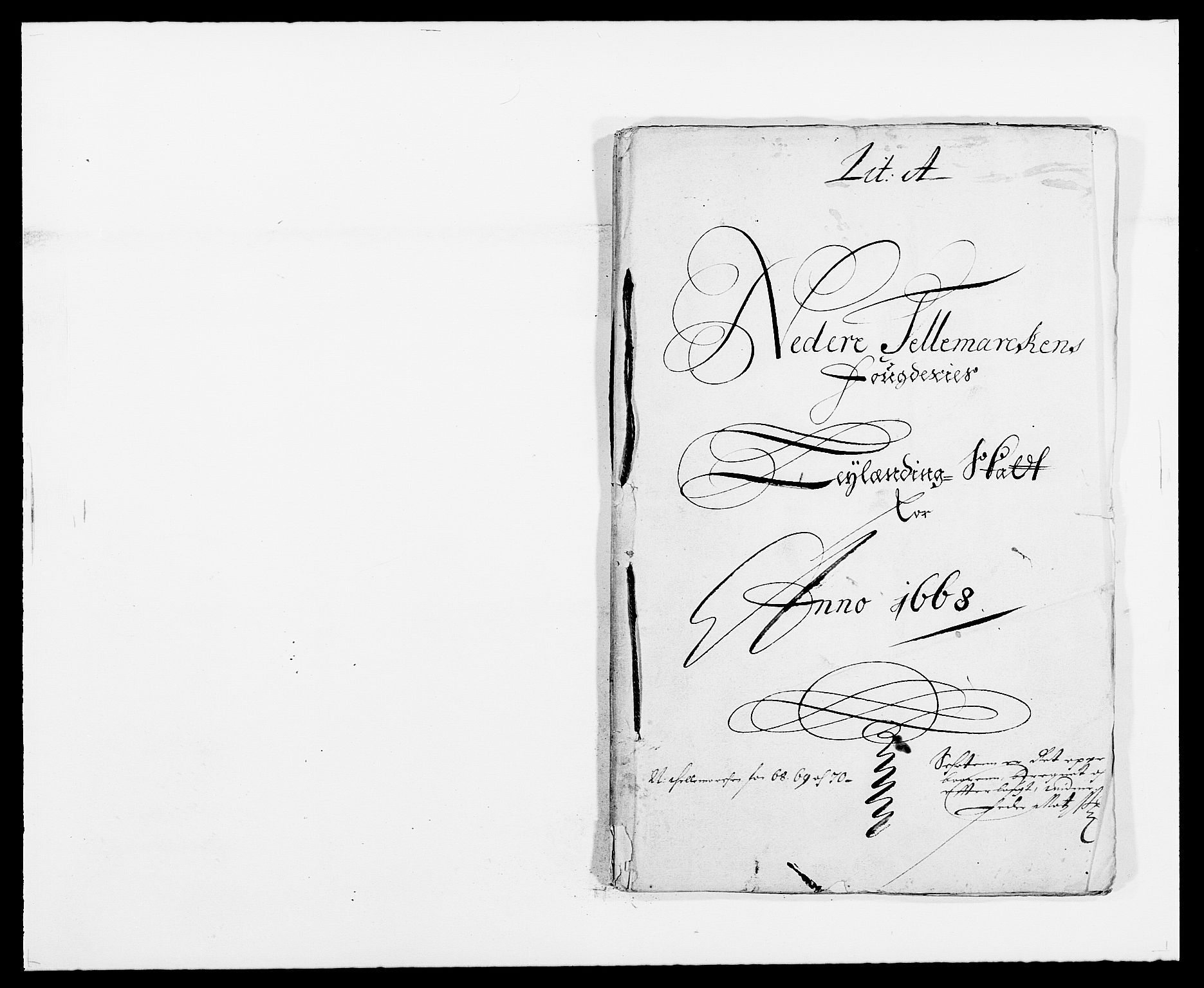 Rentekammeret inntil 1814, Reviderte regnskaper, Fogderegnskap, AV/RA-EA-4092/R35/L2058: Fogderegnskap Øvre og Nedre Telemark, 1668-1670, s. 1