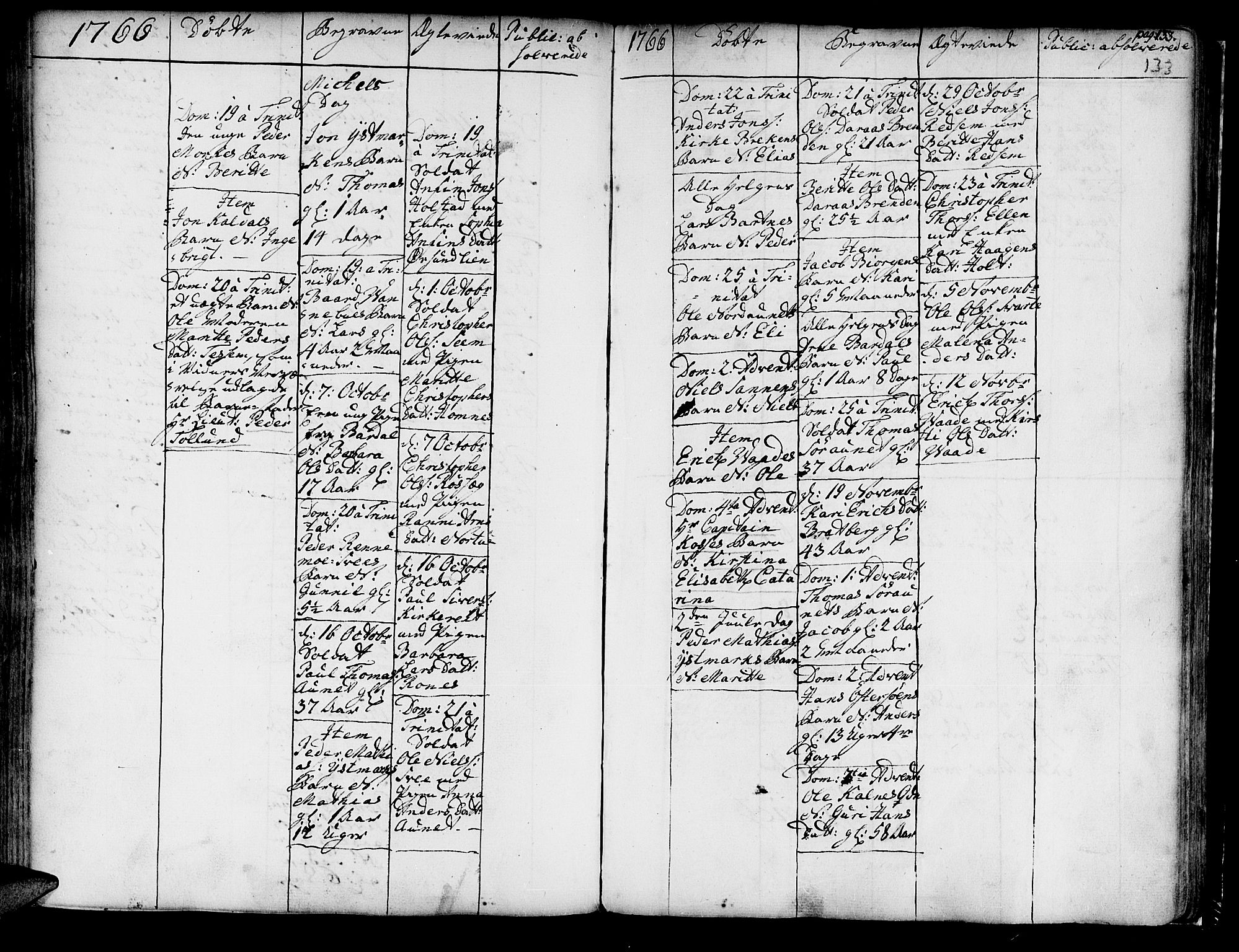Ministerialprotokoller, klokkerbøker og fødselsregistre - Nord-Trøndelag, SAT/A-1458/741/L0385: Ministerialbok nr. 741A01, 1722-1815, s. 133