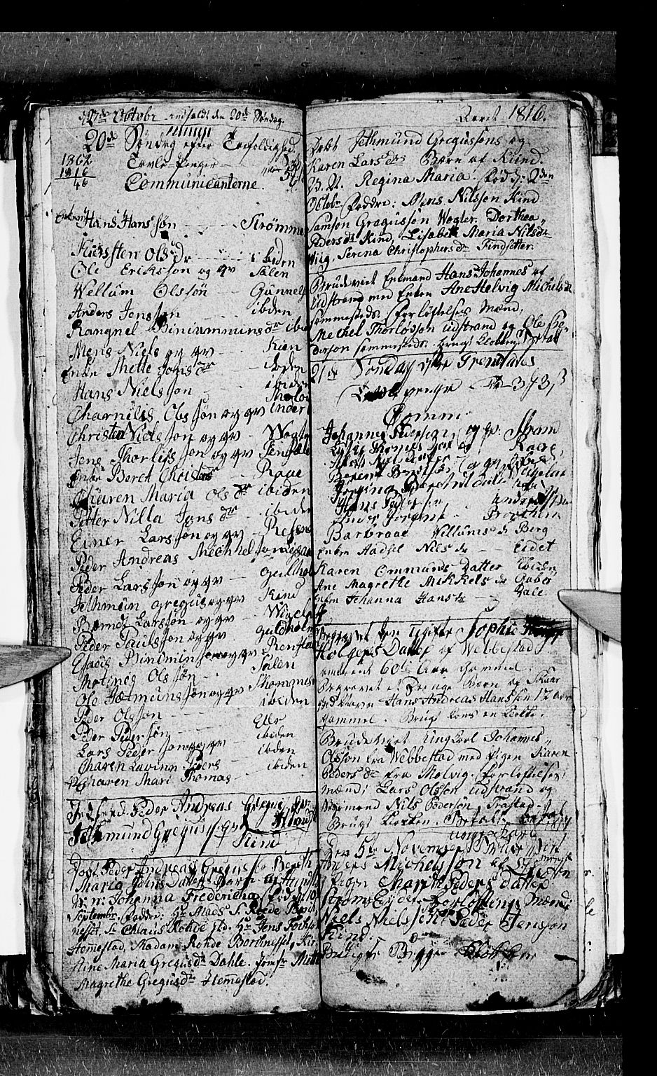 Kvæfjord sokneprestkontor, AV/SATØ-S-1323/G/Ga/Gab/L0001klokker: Klokkerbok nr. 1, 1806-1824